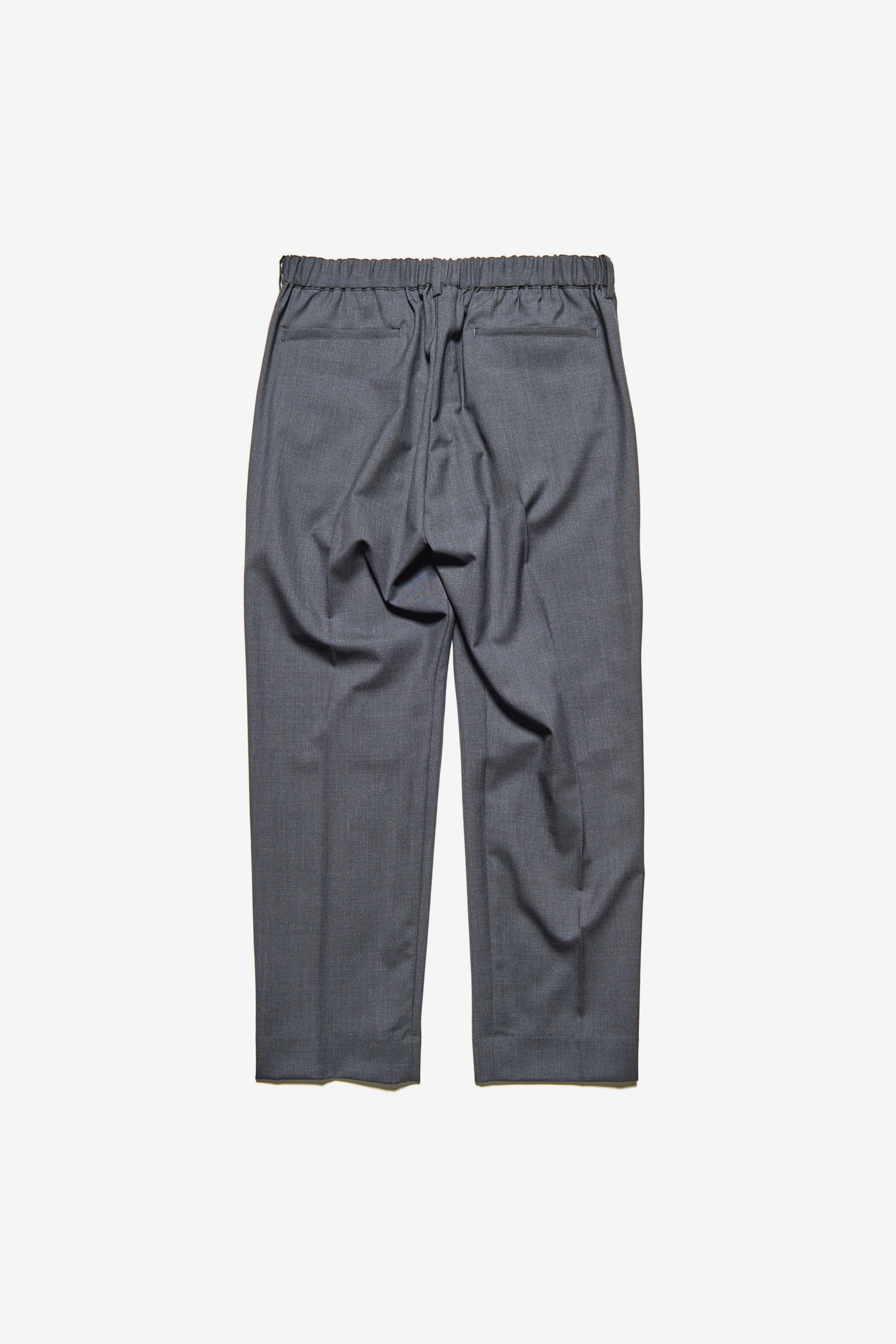 WOOL TROPICAL SHIRRING SLIM-FIT SLACKS-SOPHNET.-382000 | 웍스아웃