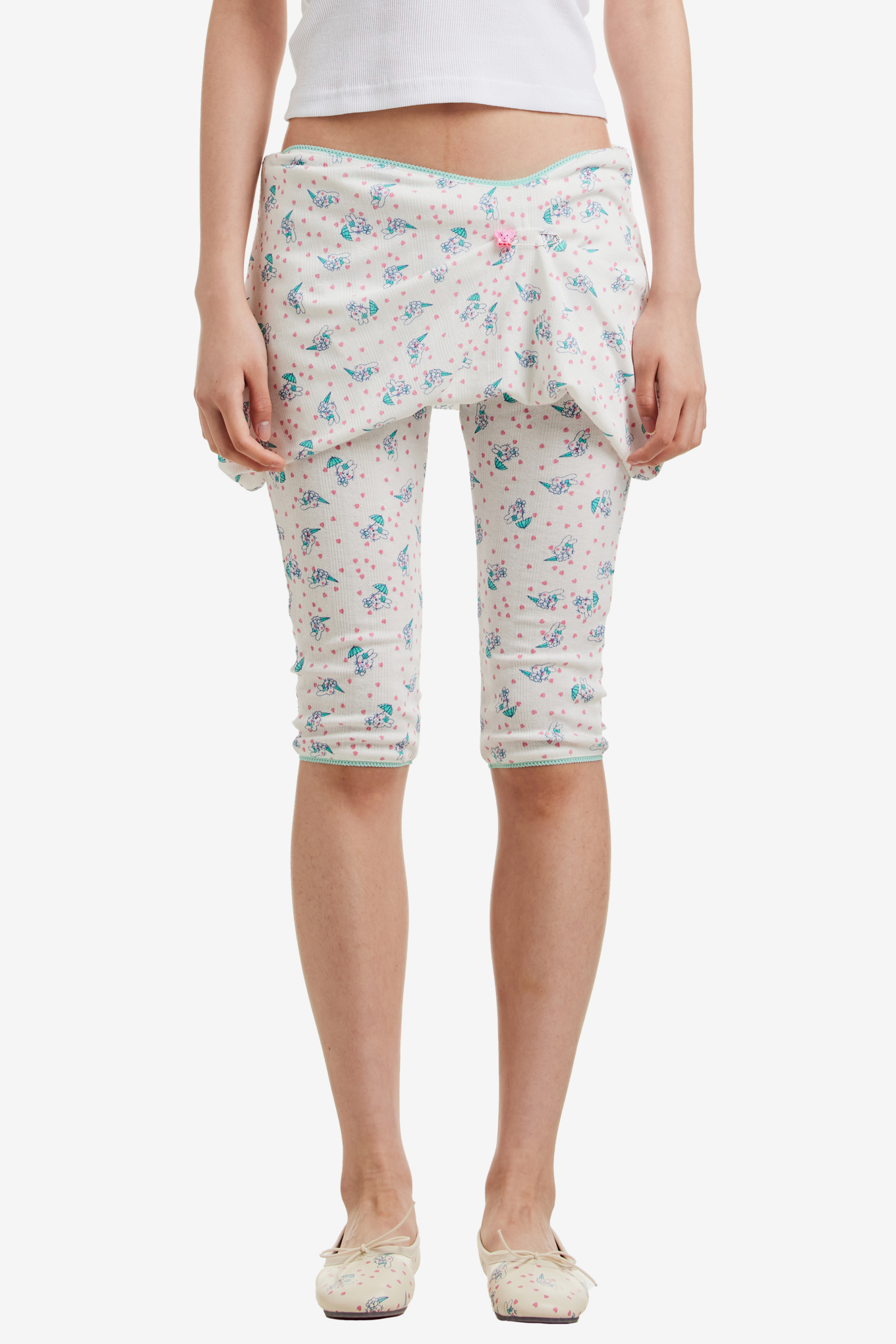 ASHLEY WILLIAMS-POINTELLE NAPPY PIN SHORTS 372000 | 웍스아웃