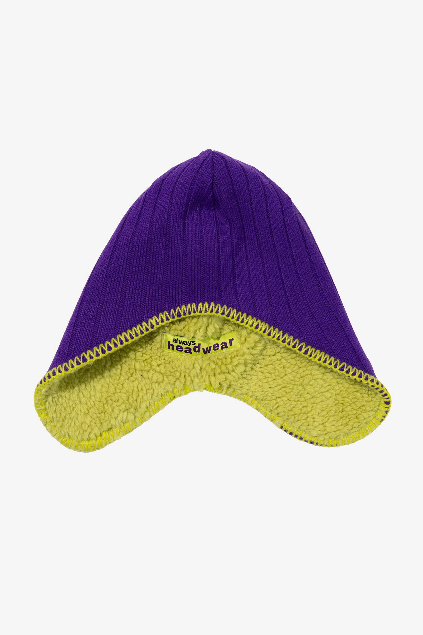 帽子 always do what you should do ear flap Always Do What You Should Do: Reversible Ear Flap Hat (Black/Grey