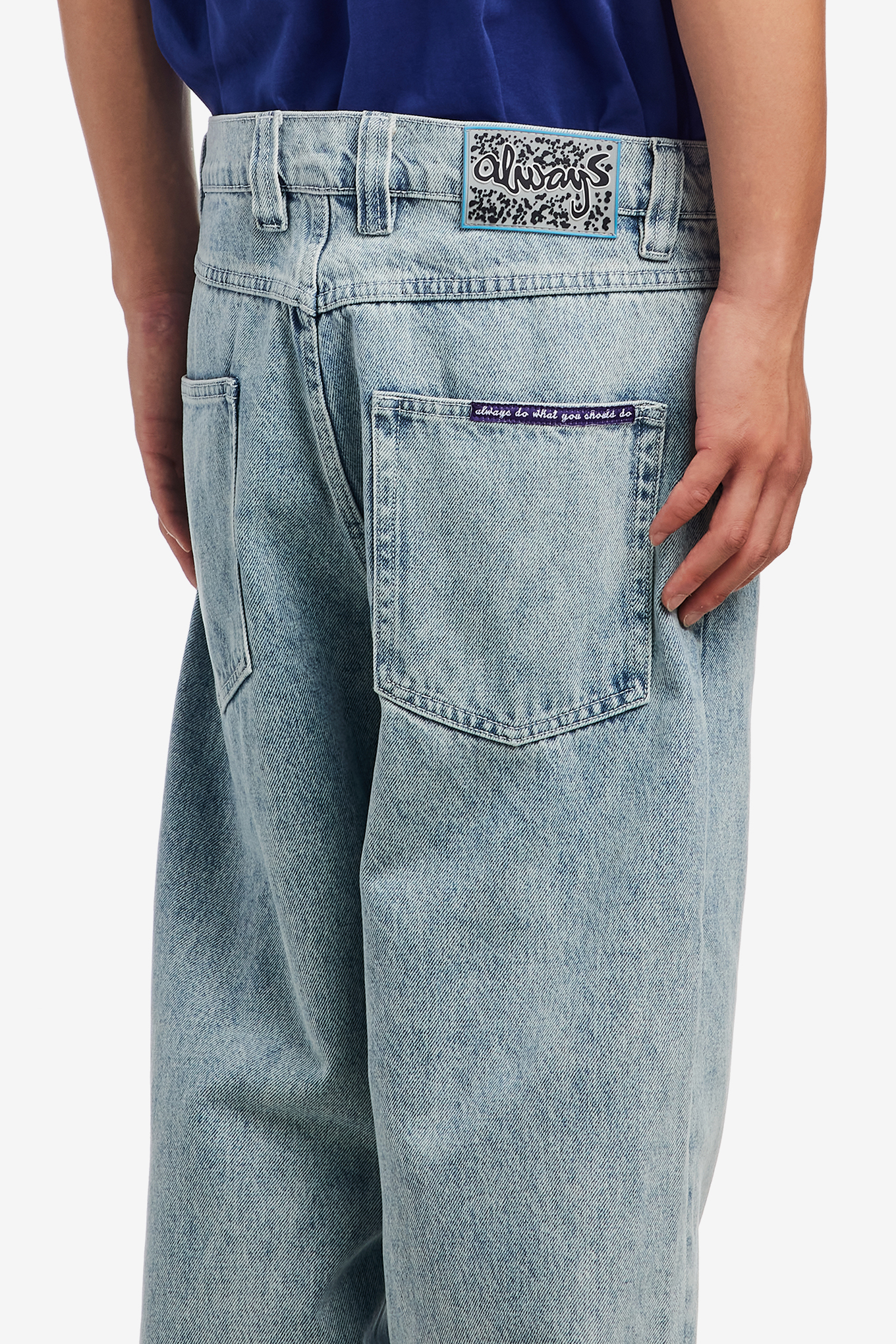 NIGO PURPLE LABEL DENIM JEANS-ALWAYS DO WHAT YOU SHOULD DO-94000