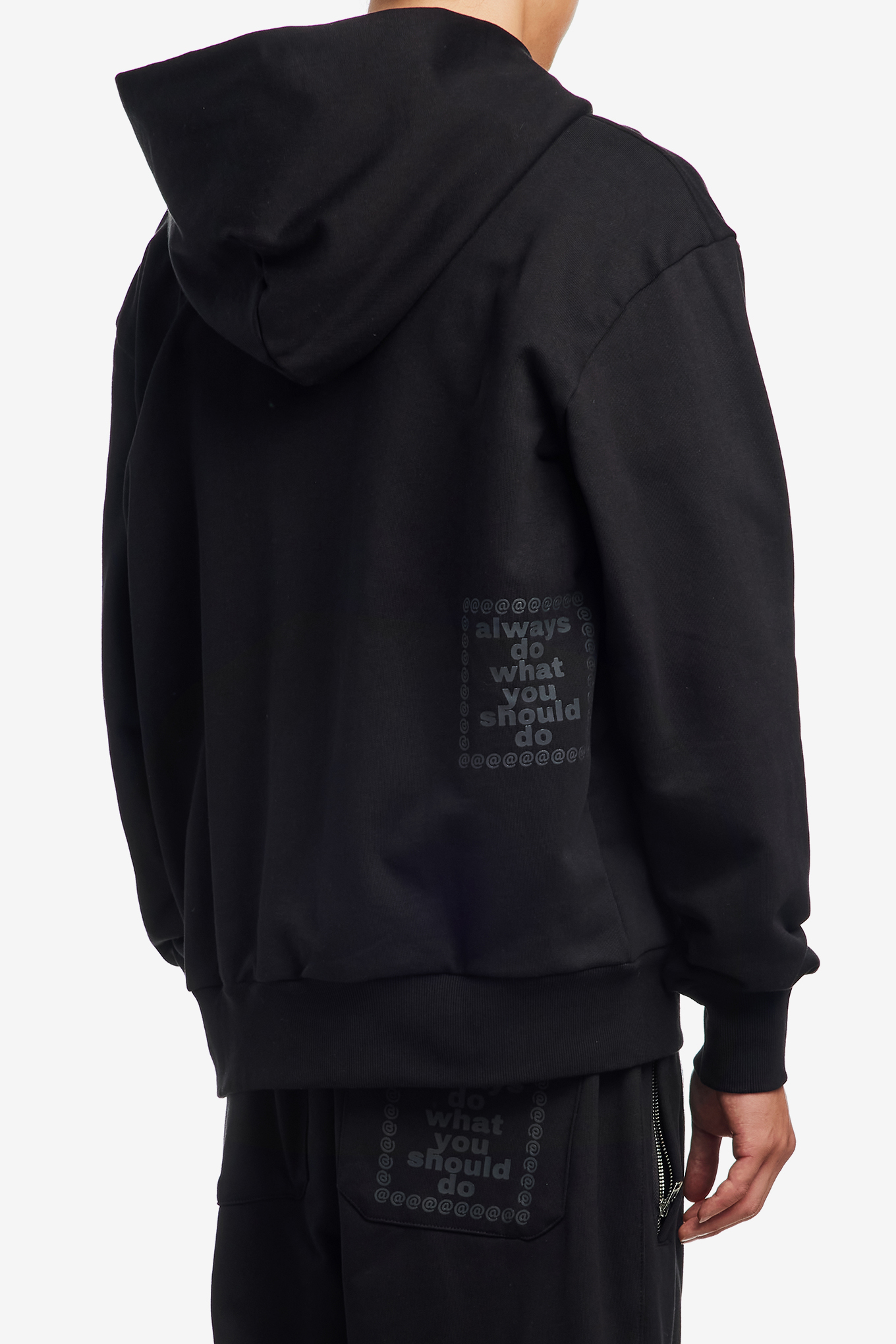 3116 PREMIUM ZIP UP HOODIE-ALWAYS DO WHAT YOU SHOULD DO-118800