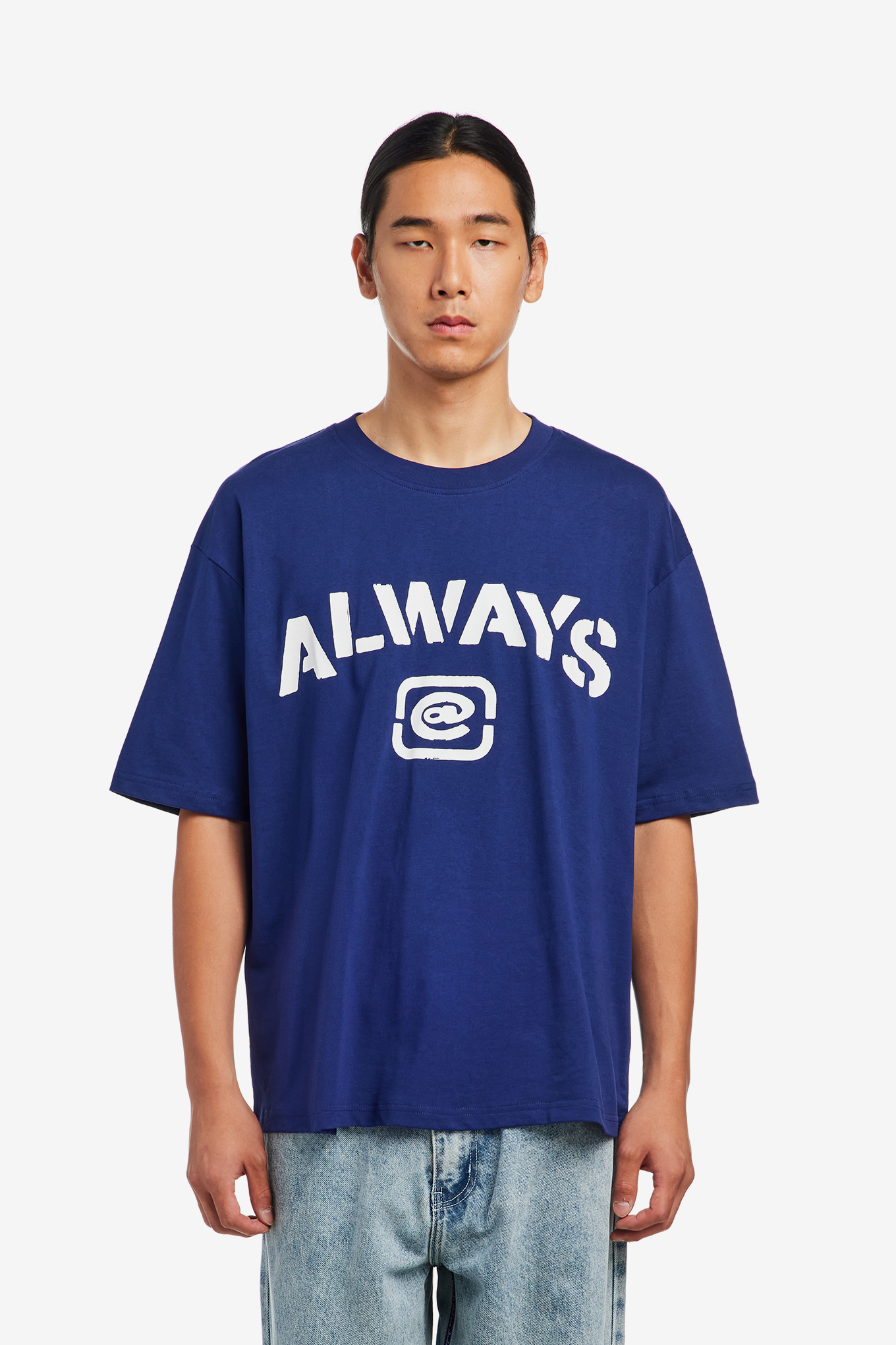 STENCIL T-SHIRT-ALWAYS DO WHAT YOU SHOULD DO-38000 | 웍스아웃