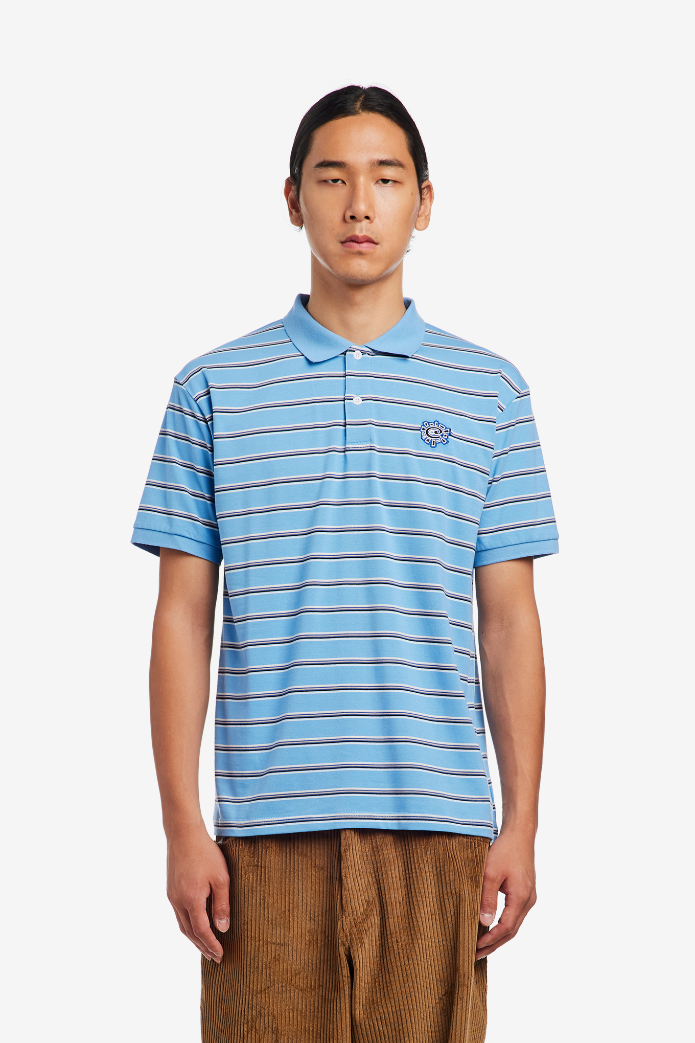 Always Do What You Should Do ストライプポロシャツ EDUCATED APPLIQUE POLO-ALWAYS DO WHAT YOU SHOULD DO-59000 | 웍스아웃