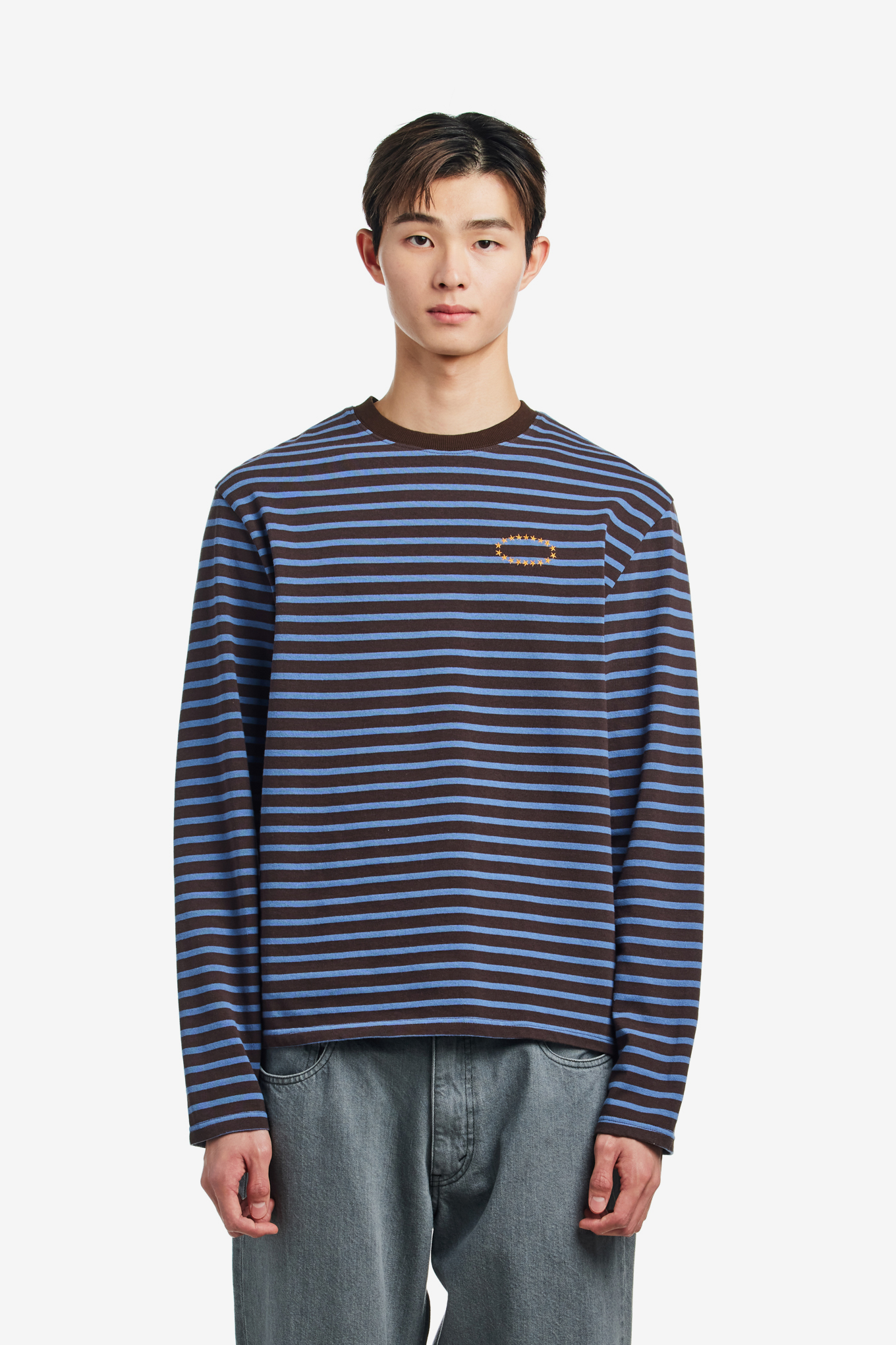 BORDER LS TEE-AFB-85000 | 웍스아웃