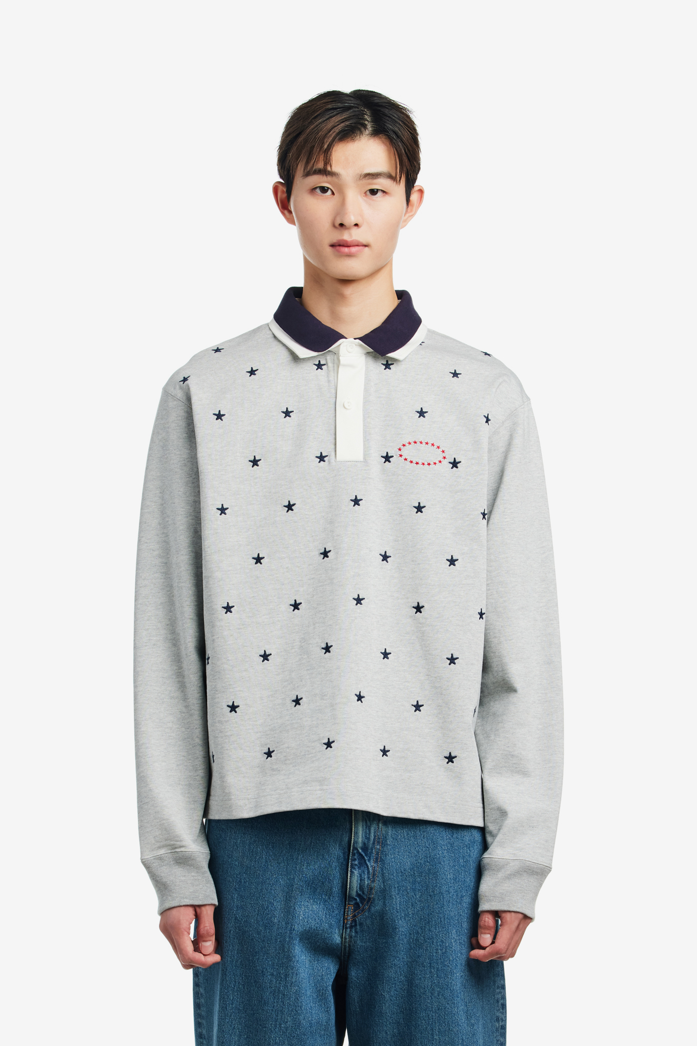 AFB COMPY LS POLO 完売品 AFB（エーエフビー） ポロシャツ COMFY LS POLO TEE メンズ : ZOZOTOWN