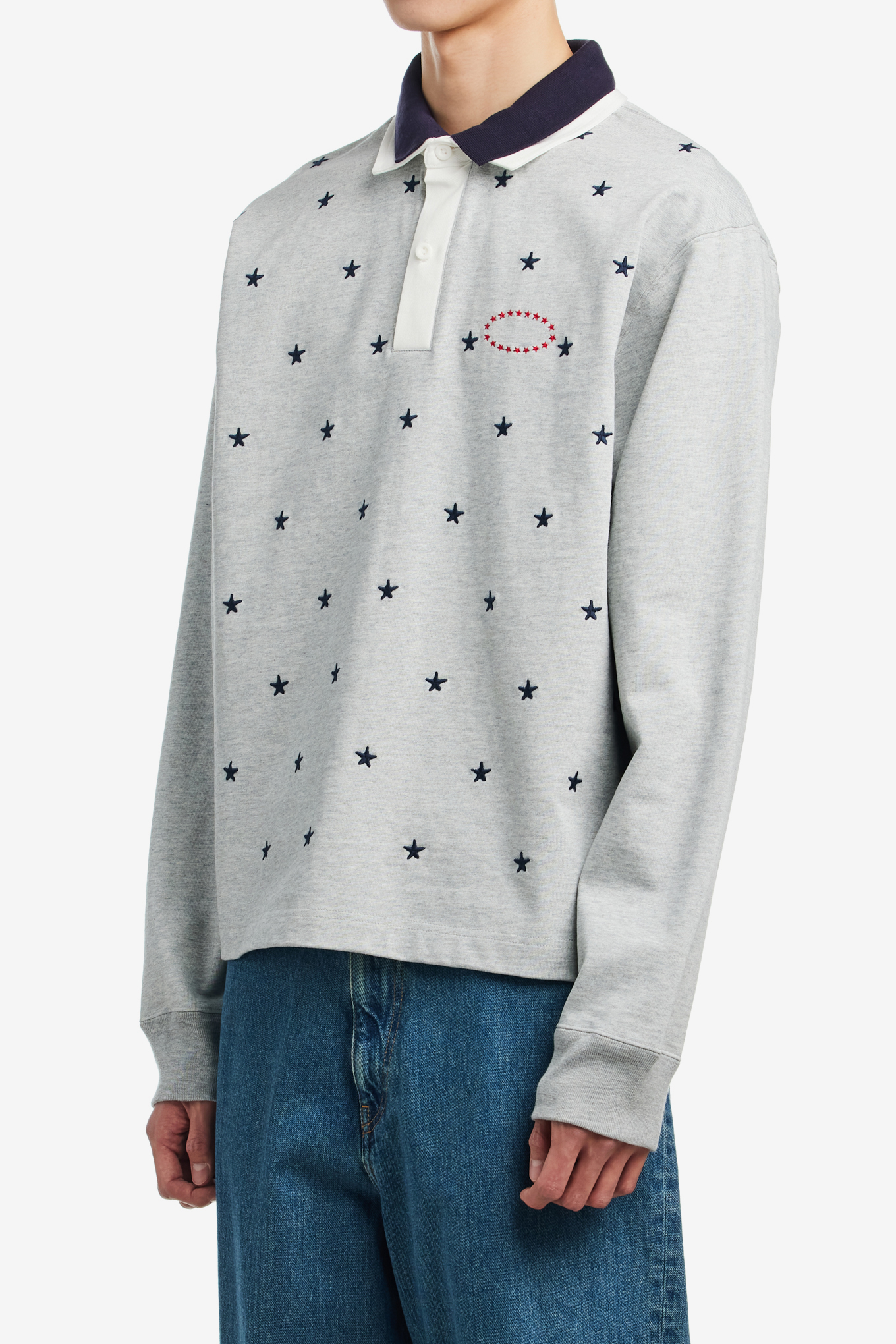 DOUBLE LAYERD LS POLO SHIRTS-AFB-122500 | 웍스아웃