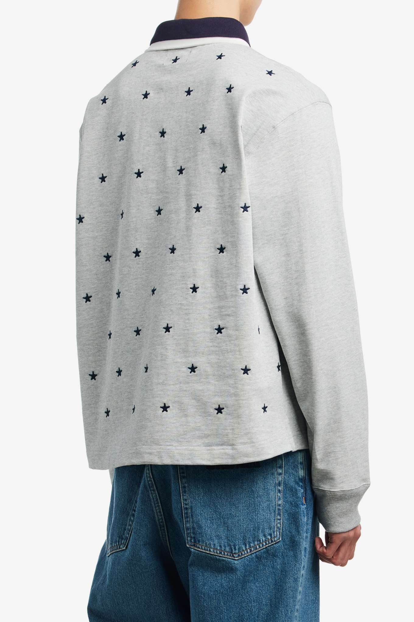 トップス AFB / DOUBLE LAYERD LS POLO SHIRTS トップス AFB DOUBLE LAYERD LS POLOSHIRTS DOUBLE LAYERED LS POLO