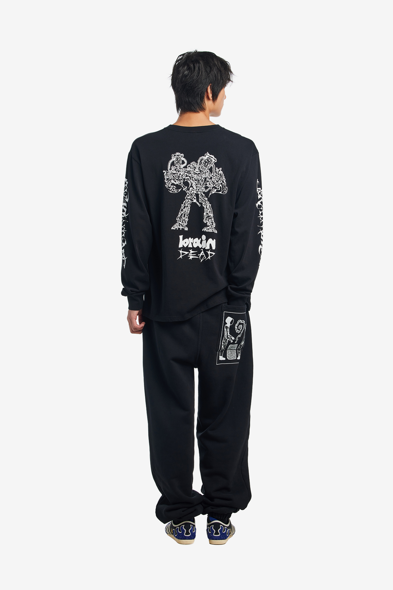 SKULL MECH LONG SLEEVE-BRAIN DEAD-54000 | 웍스아웃