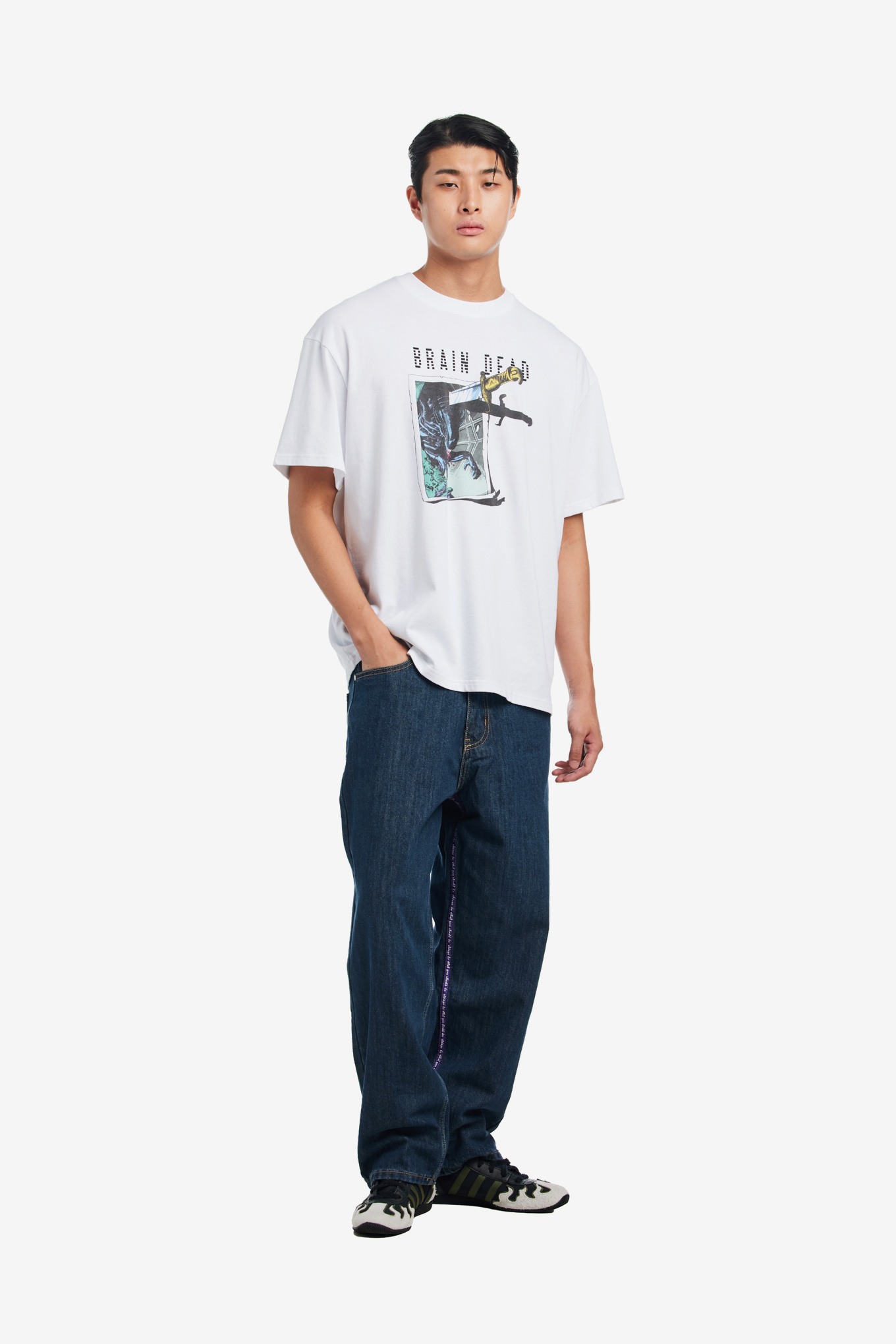 BRAIN DEAD X ALIENS TARGET PRACTICE T-SHIRT-BRAIN DEAD-49000 