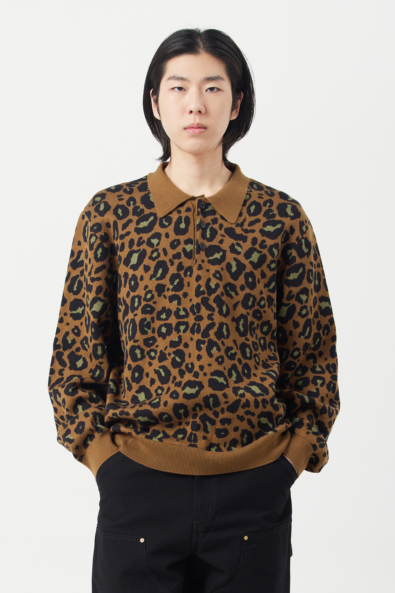 完売品 CARHARTT WIP L/S ARLO POLO カーハート Navy Arlo Polo by Carhartt Work In Progress on Sale