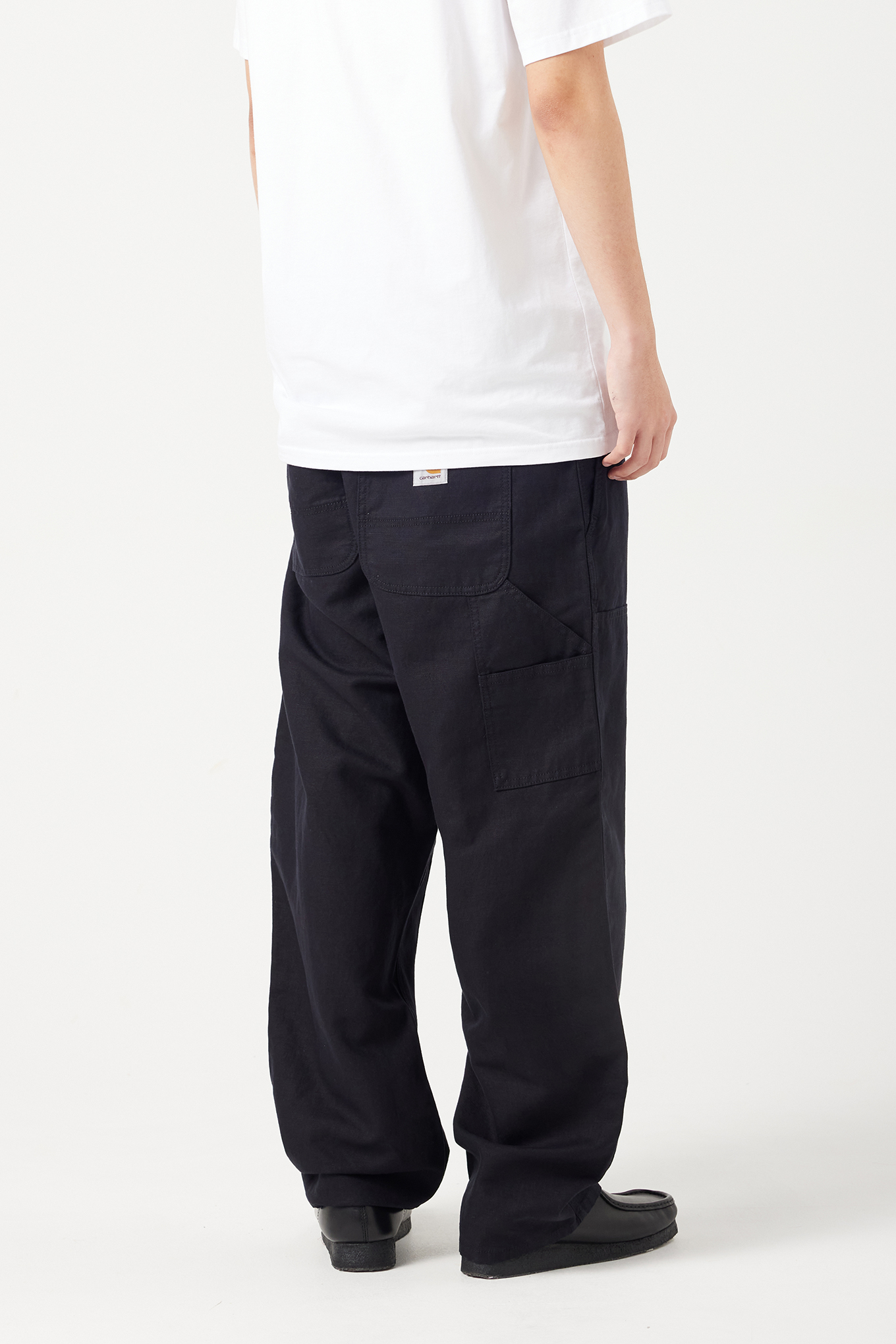 【CARHARTT】 WALTER DOUBLE KNEE PANT SULLIVAN / BLACK RINSED walter-double-knee-pant-black-