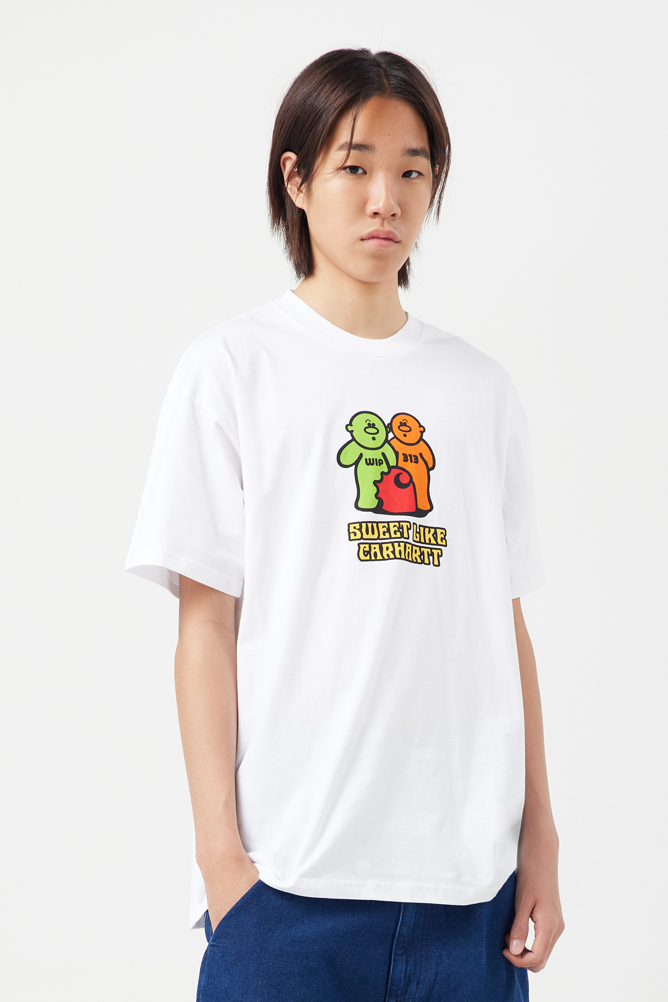 【Carhartt】S/S GUMMY T-SHIRT ユニセックス R5425 T-shirt Carhartt WIP S/S Gummy T-Shirt I033164_1ZE_XX | FLEXDOG