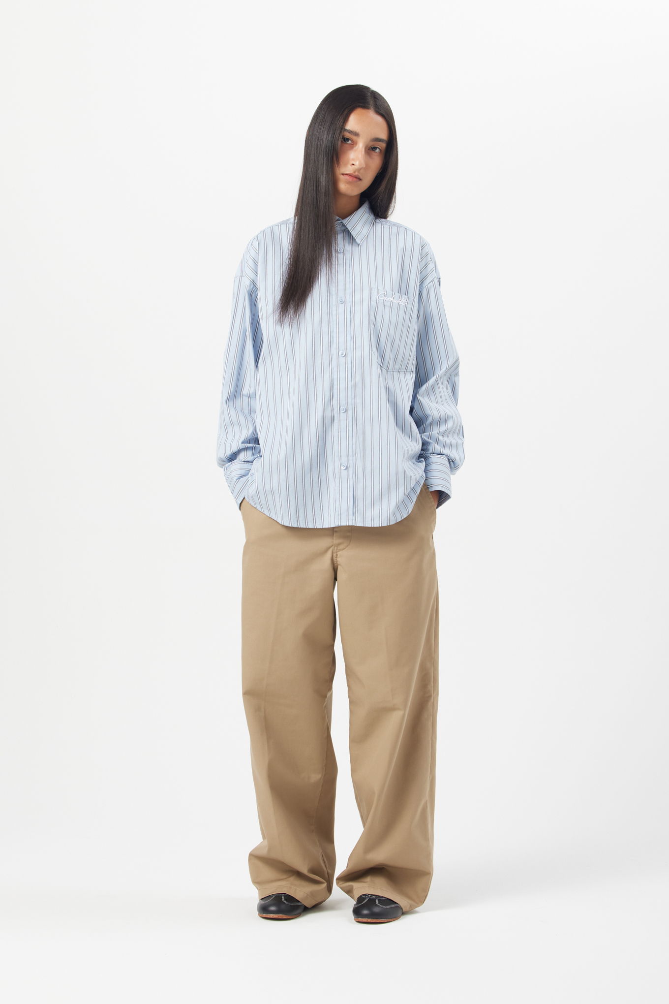 W L/S GRIMSBY SHIRT-CARHARTT WIP-106800 | 웍스아웃
