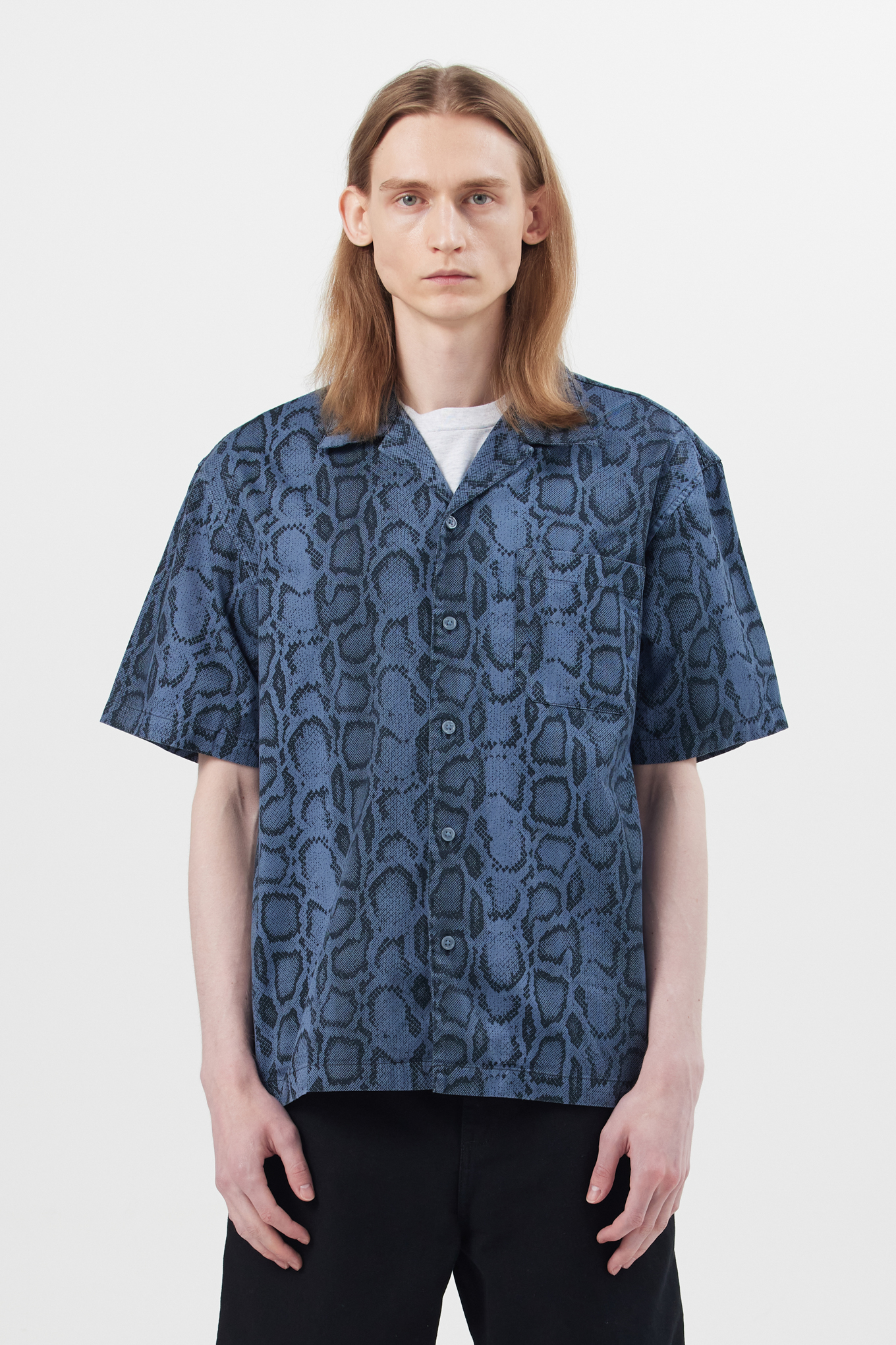 S/S SNAKE CAMO SHIRT-CARHARTT WIP-218000 | 웍스아웃