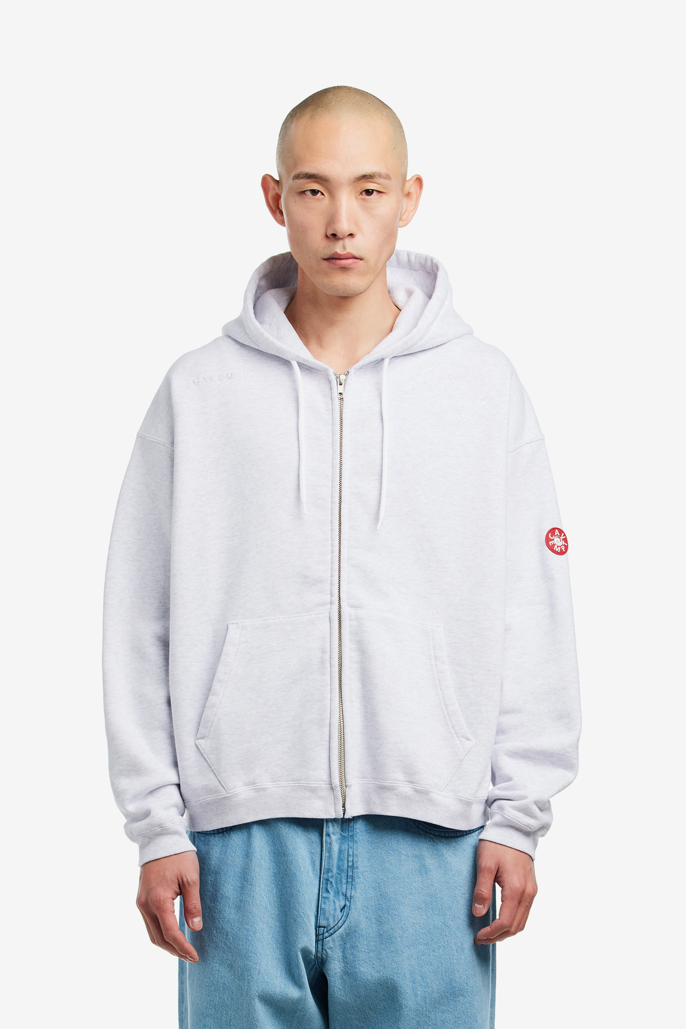 SOLID LOOSE ZIP HOODY-CAV EMPT-185000 | 웍스아웃