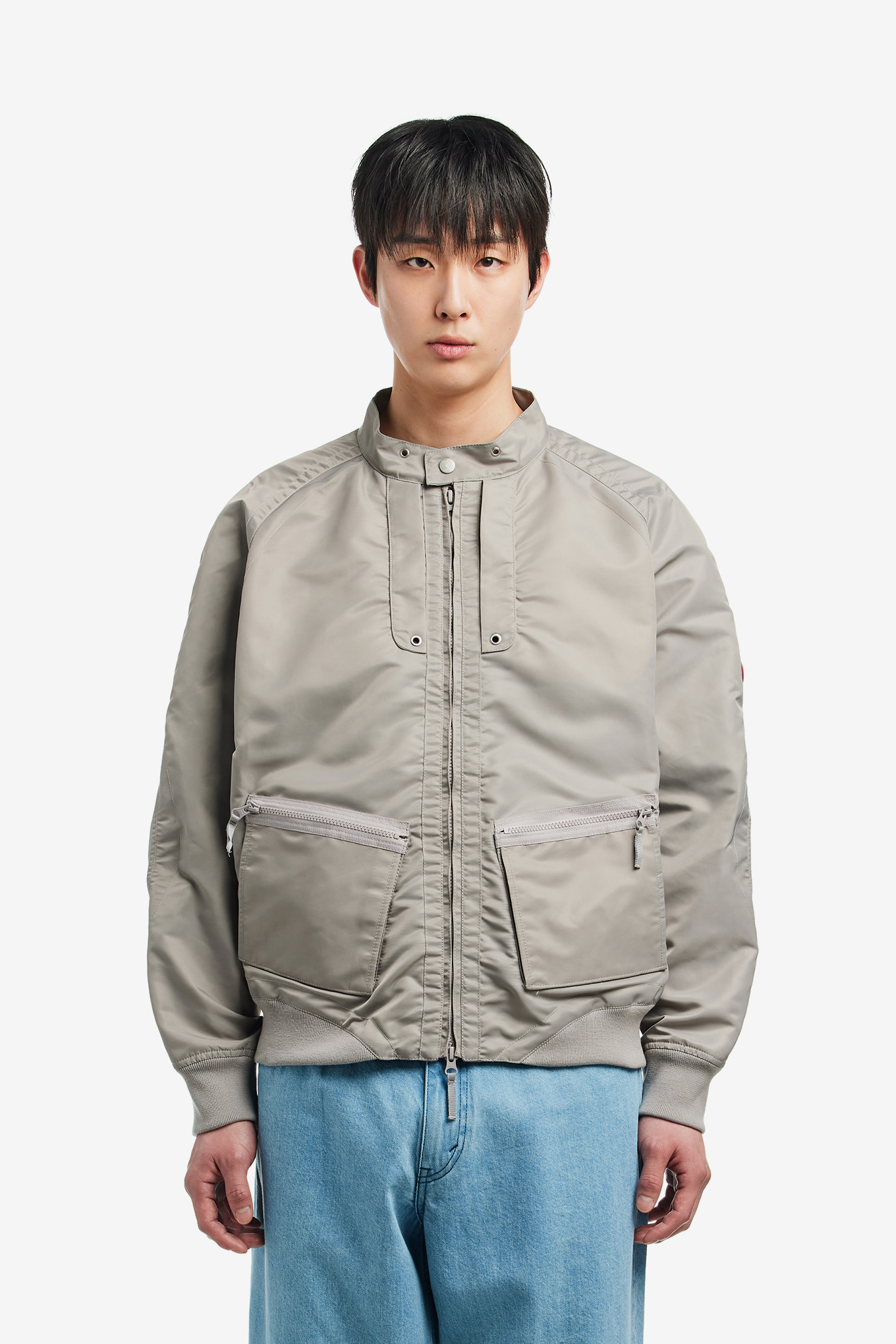 DESIGN NYLON ZIP JACKET-CAV EMPT-800000 | 웍스아웃