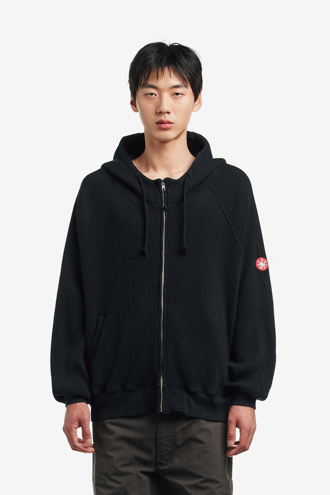 WIDE RIB BIG HEAVY ZIP HOODY-CAV EMPT-540000 | 웍스아웃