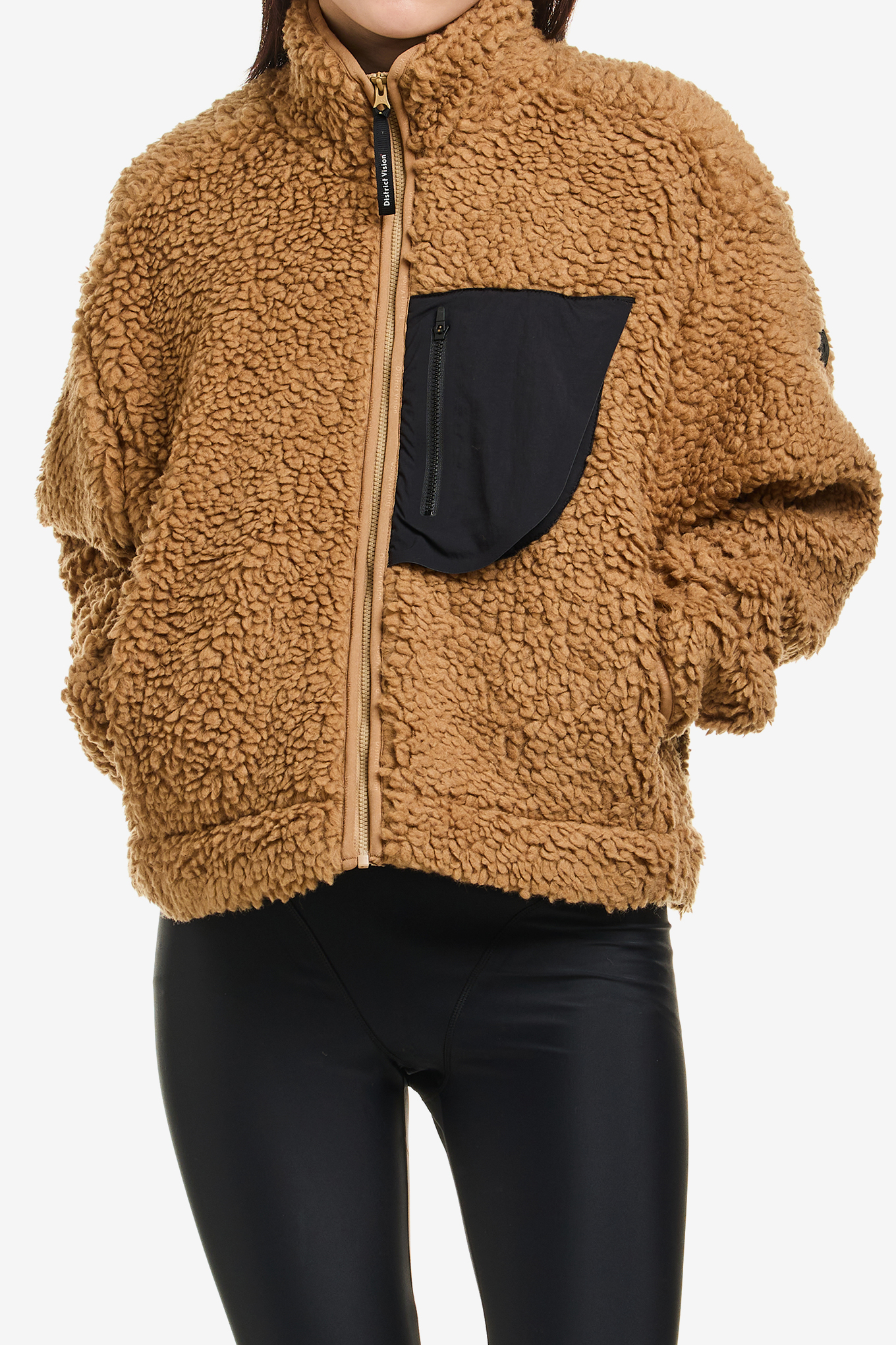 District Vision Cropped Fleece Jacket S