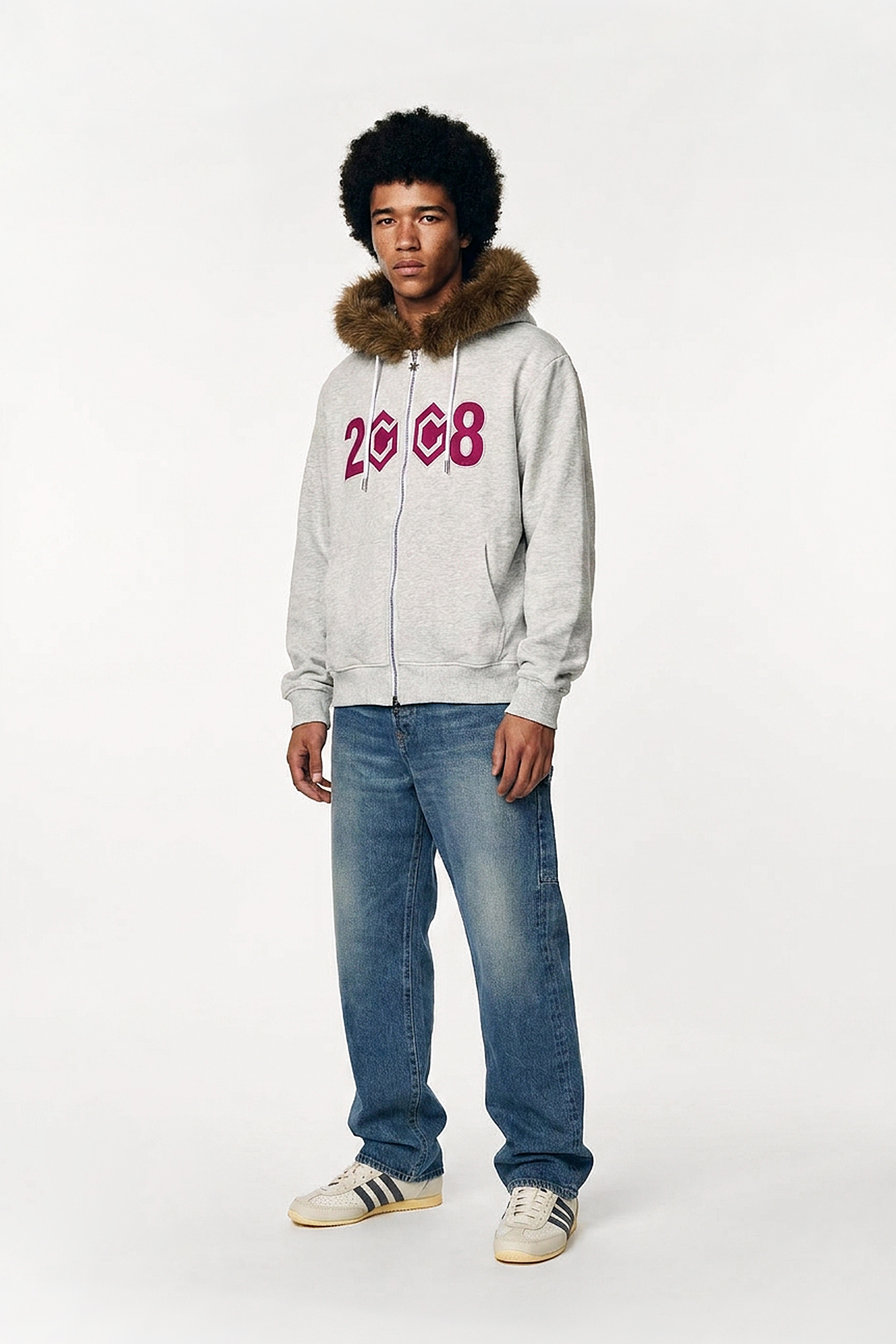 8CUBE FUR ZIP HOODIE-FUCK THIS INDUSTRY 2008-190400 | 웍스아웃