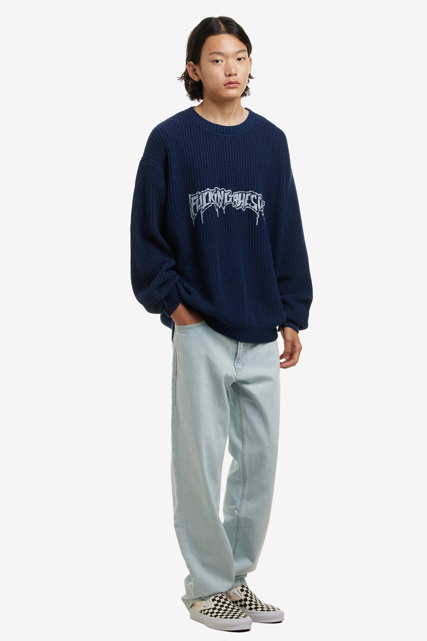 DRIP LOGO SWEATER-FUCKING AWESOME-165000 | 웍스아웃