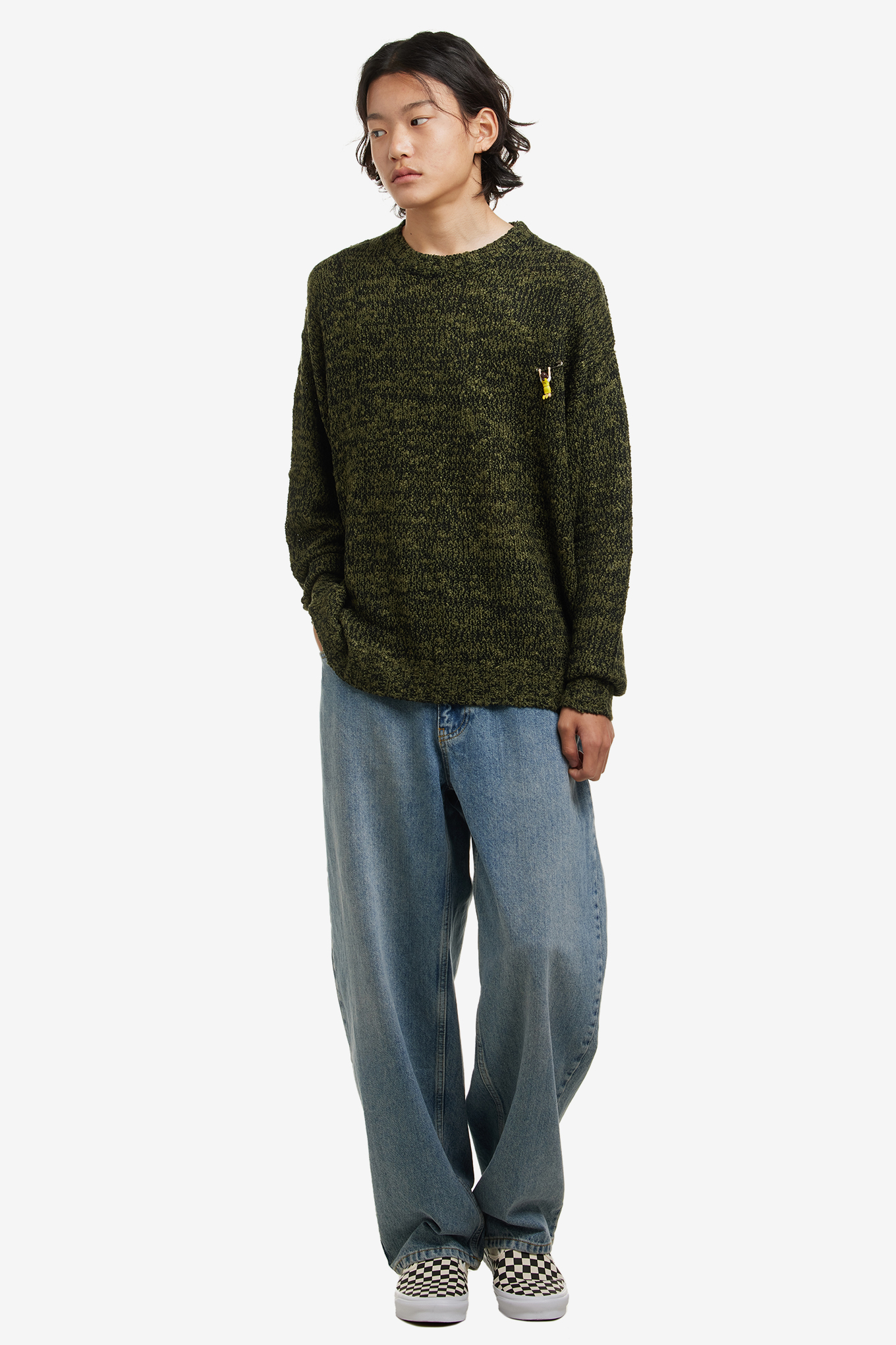 【FUCKING AWESOME】FUCHIKO UNWOUND SWEATER COLOR BLOCK Fucking Awesome - Fuchiko Unwound Sweater - Color Block