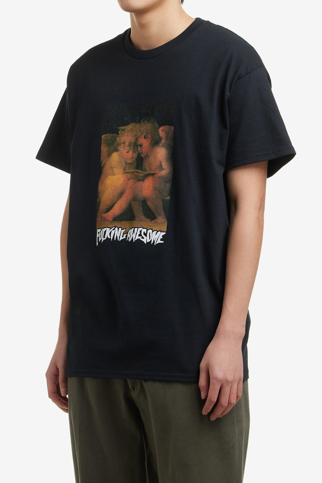 FUCKING AWESOME-ANGEL WITH DEMONIC ANGEL TEE 40800 | 웍스아웃