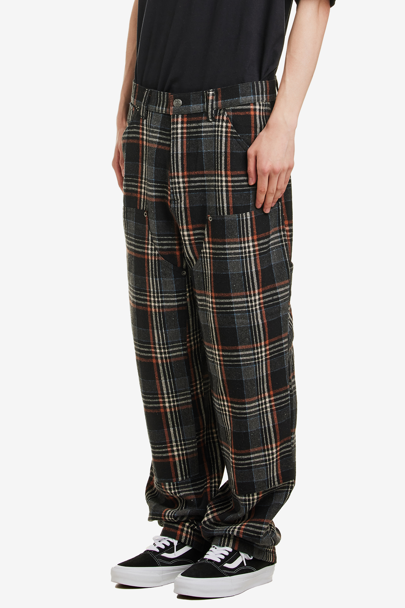 PLAID DOUBLE KNEE PANT-FUCKING AWESOME-148800 | 웍스아웃