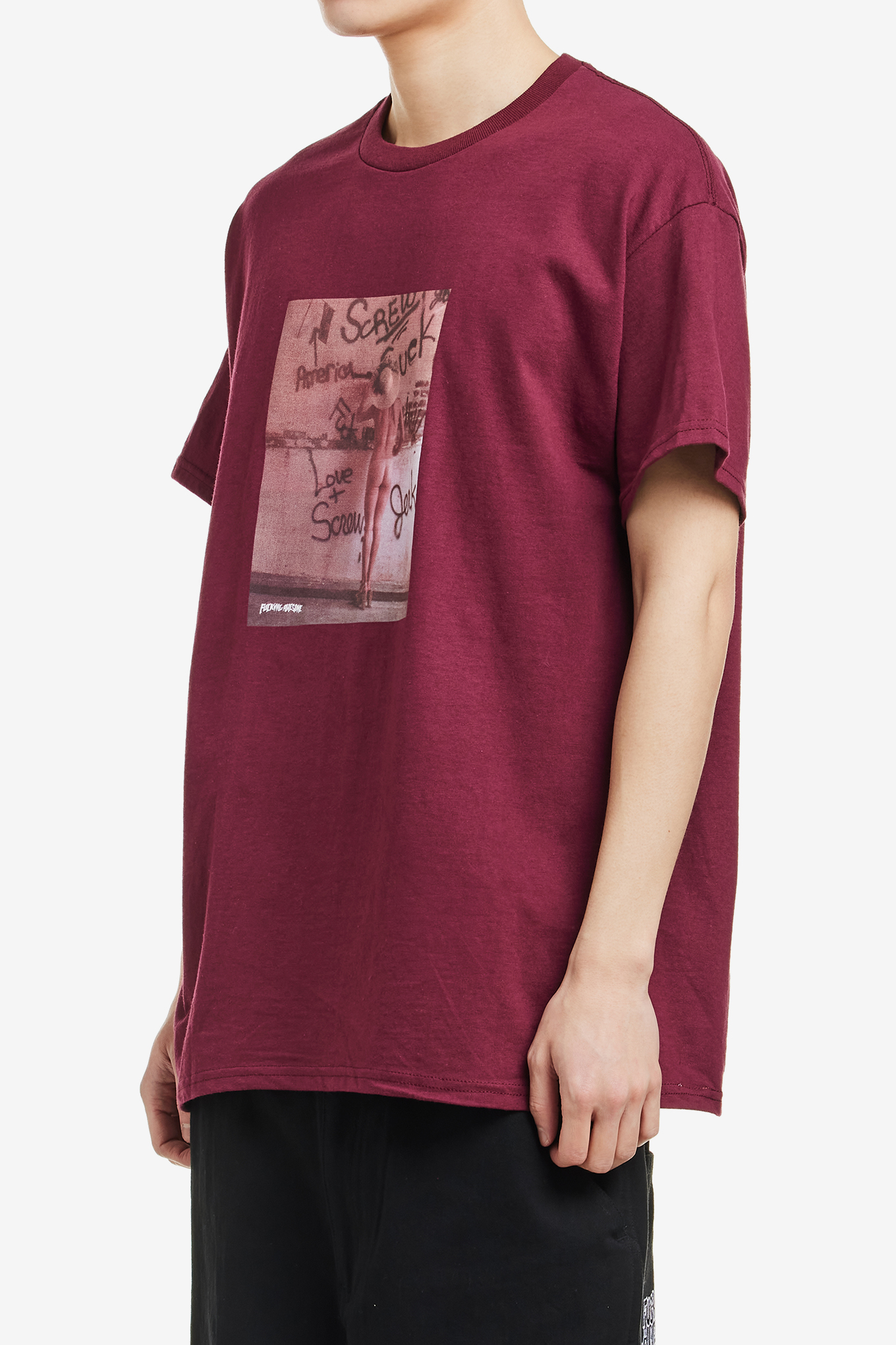 【FUCKING AWESOME】 LOVE AND SCREW TEE MAROON Fucking Awesome Love and Screw Tee Maroon – ARROW & BEAST