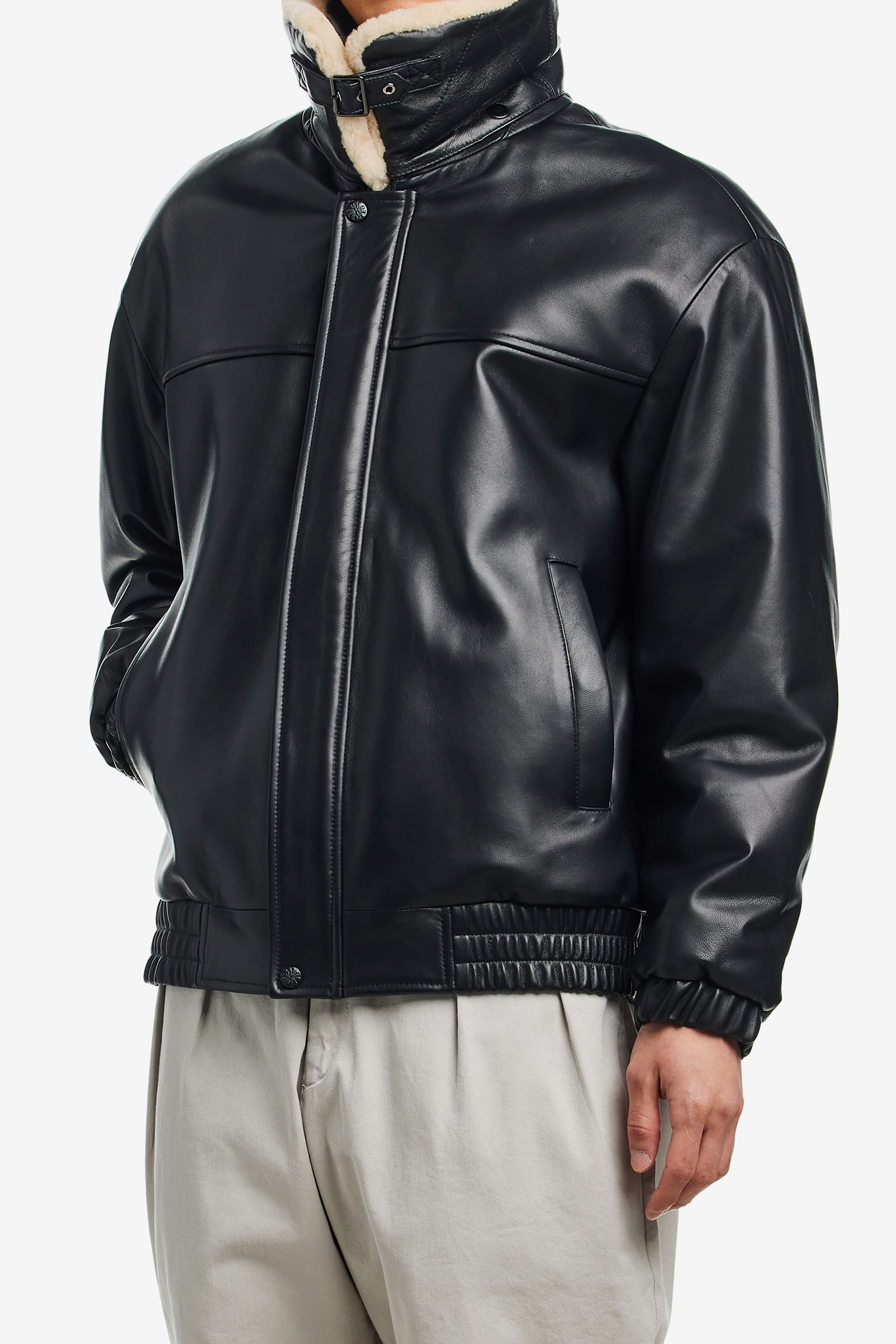 ジャケット・アウター FUCKING AWESOME Detatchable Light Puffer LEATHER PUFFER JACKET-FUCKING AWESOME-498000 | 웍스아웃