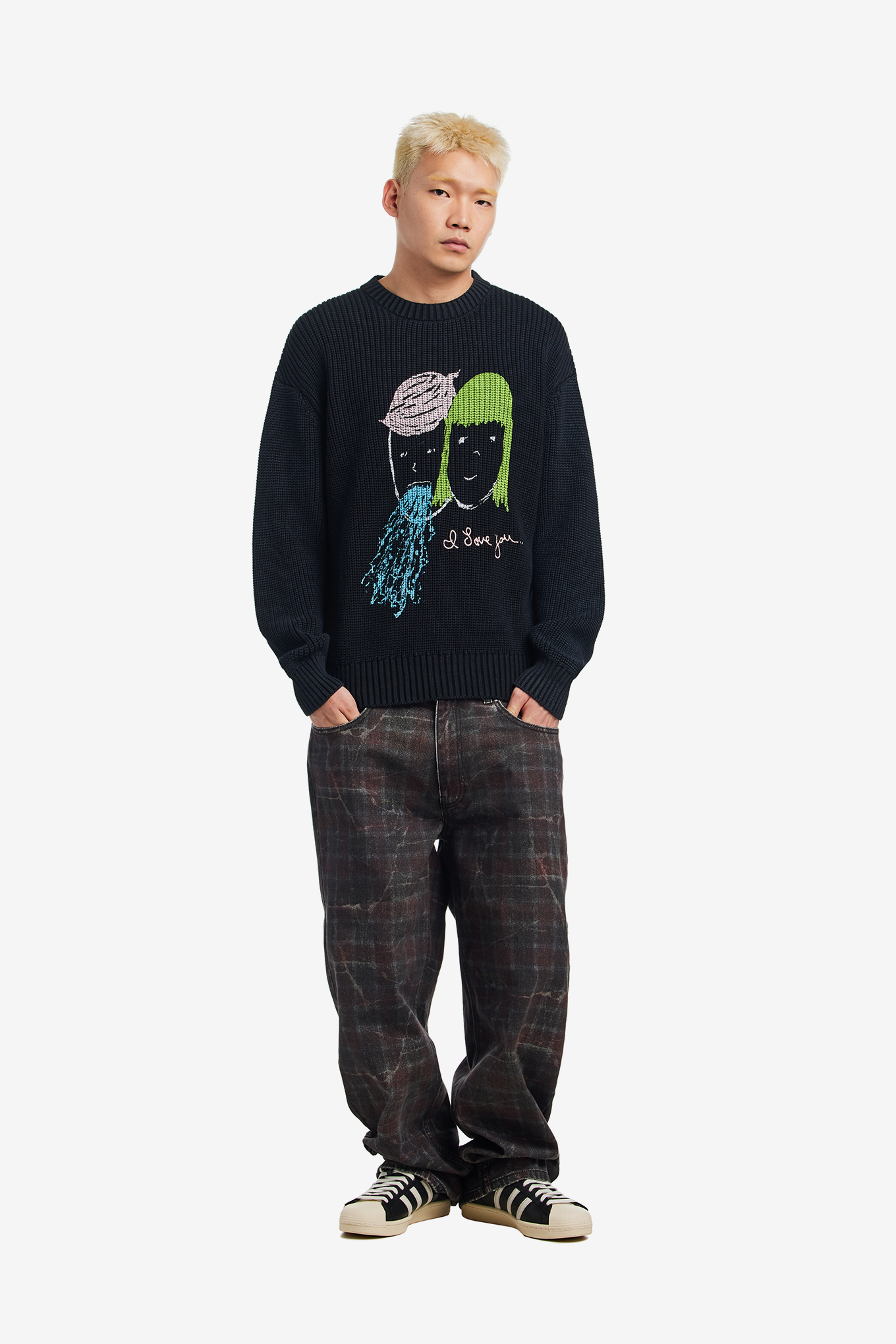 I LOVE YOUR OVERDYED SWEATER-FUCKING AWESOME-165000 | 웍스아웃