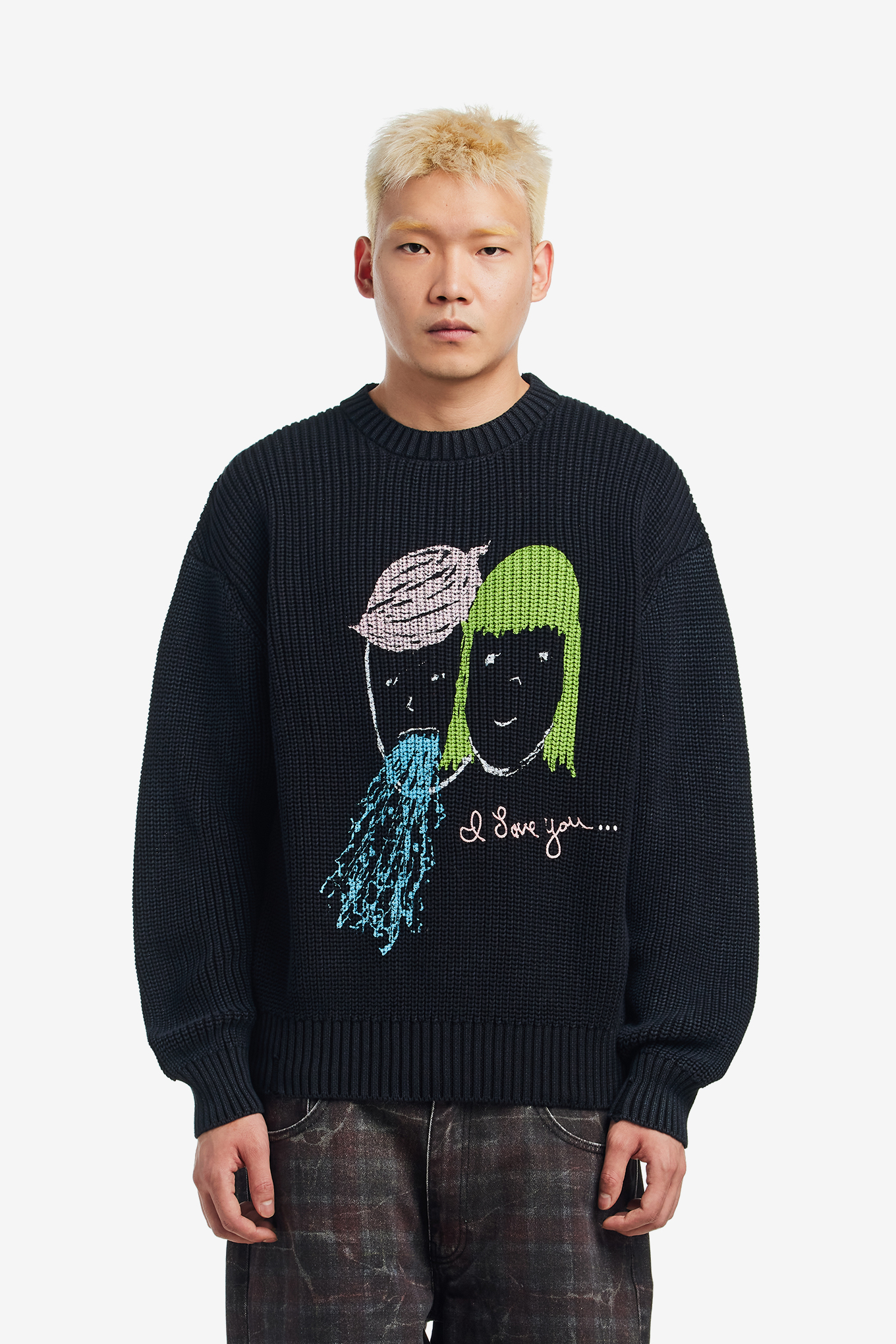 I LOVE YOUR OVERDYED SWEATER-FUCKING AWESOME-165000 | 웍스아웃