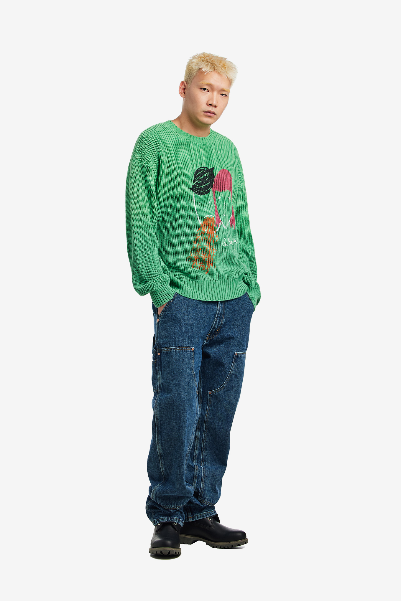 I LOVE YOUR OVERDYED SWEATER-FUCKING AWESOME-165000 | 웍스아웃