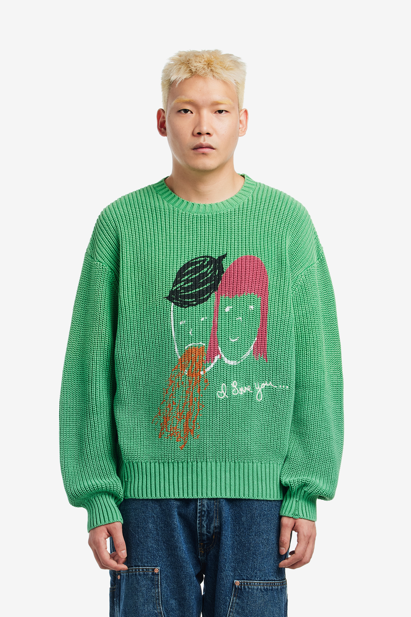 I LOVE YOUR OVERDYED SWEATER-FUCKING AWESOME-165000 | 웍스아웃