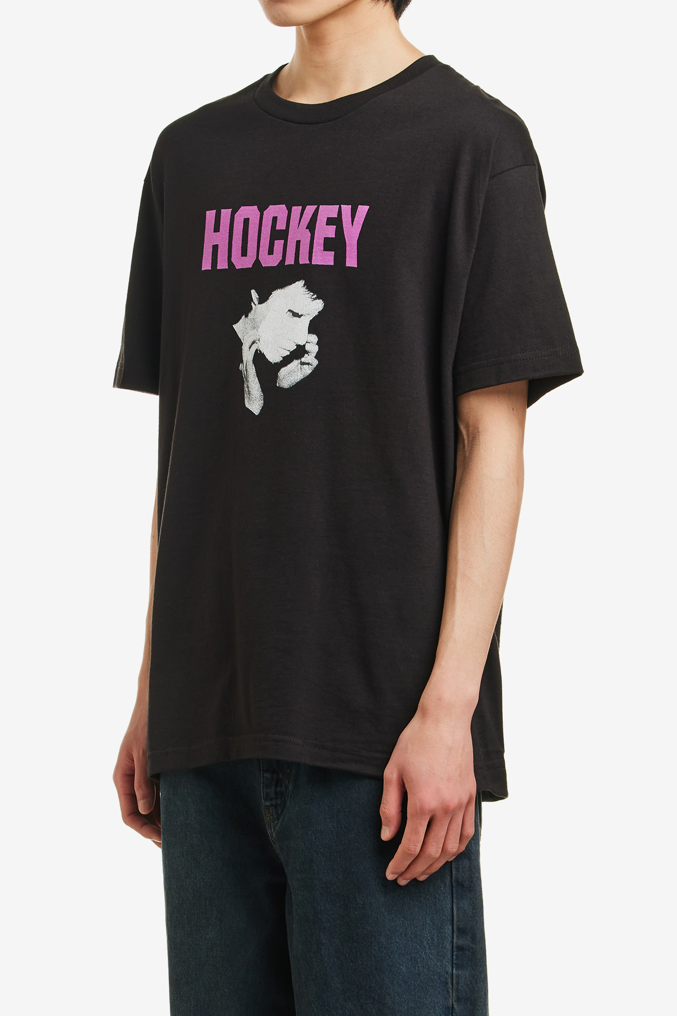 【HOCKEY】 JOE DEBUT TEE BLACK Joe Debut Tee - HOCKEY