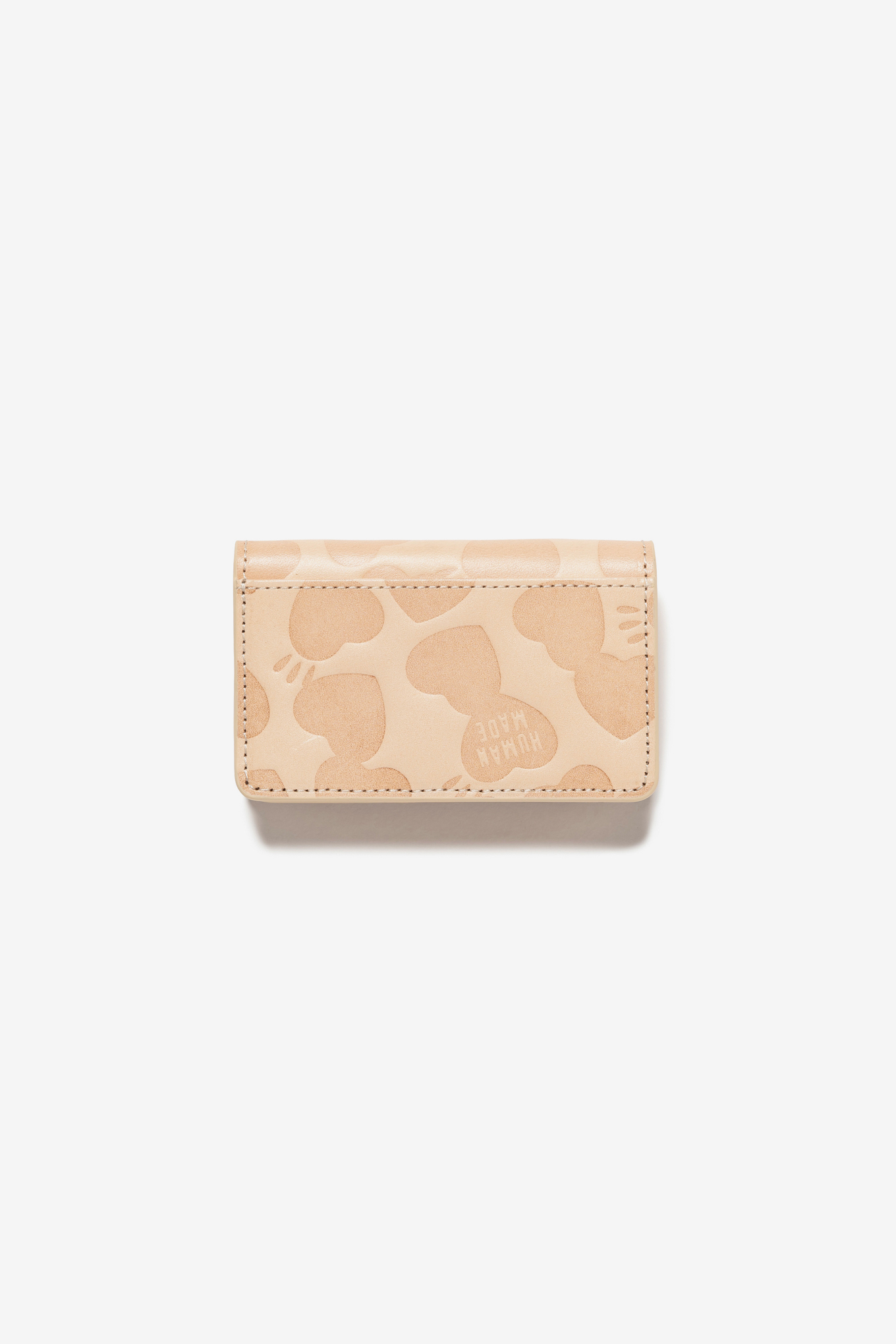 HUMAN MADE ケース ベージュ LEATHER CARD CASE-HUMAN MADE-143000 | 웍스아웃