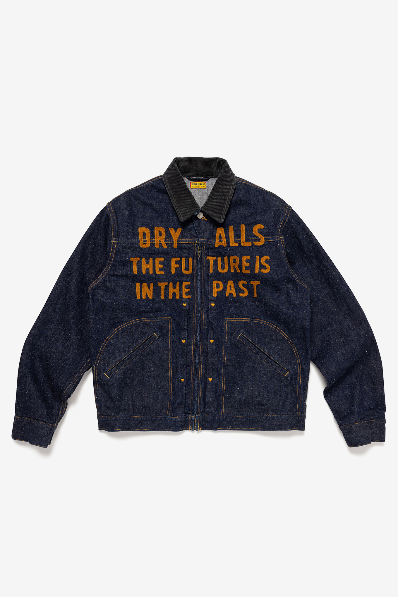 ZIP-UP DENIM WORK JACKET-HUMAN MADE-760000 | 웍스아웃