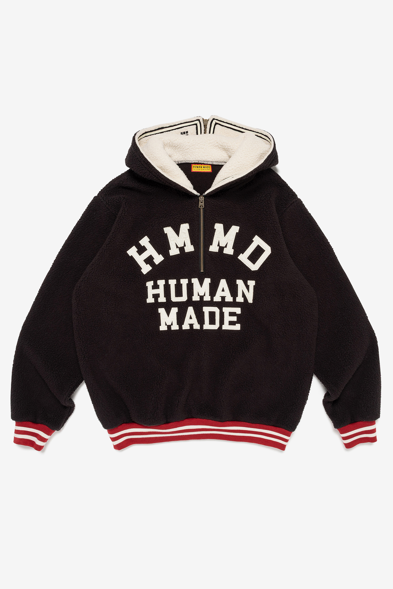 ジャケット・アウター human made FLEECE HALF-ZIP PULLOVER Human Made Fleece Half-Zip Pullover GreyHuman Made Fleece Half-Zip