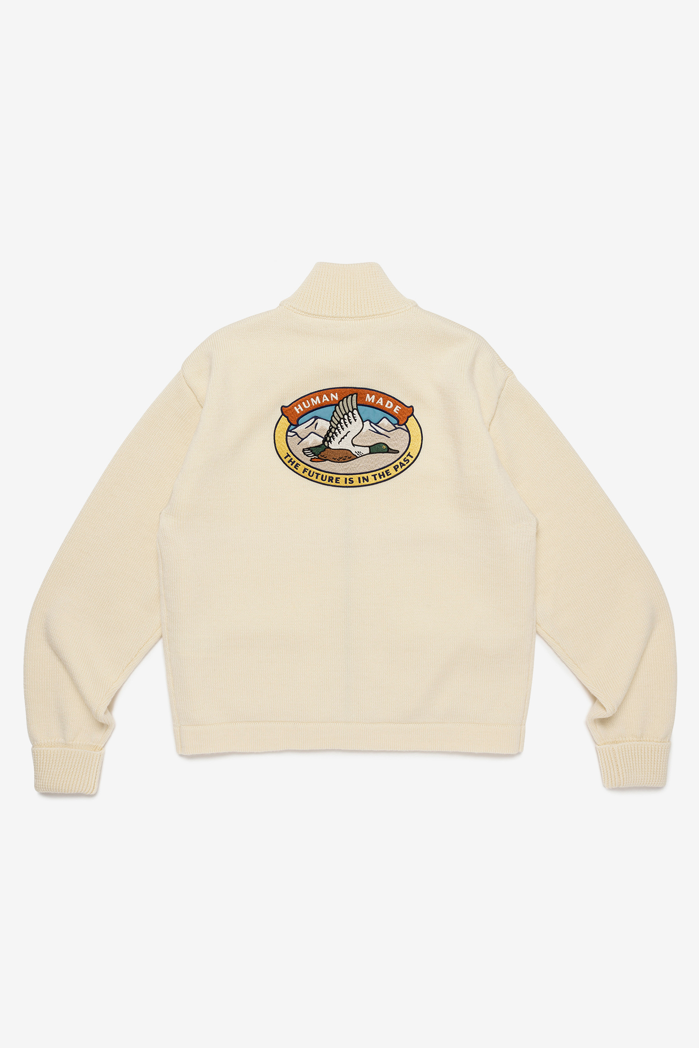 ZIP-UP KNIT CARDIGAN-HUMAN MADE-498000 | 웍스아웃