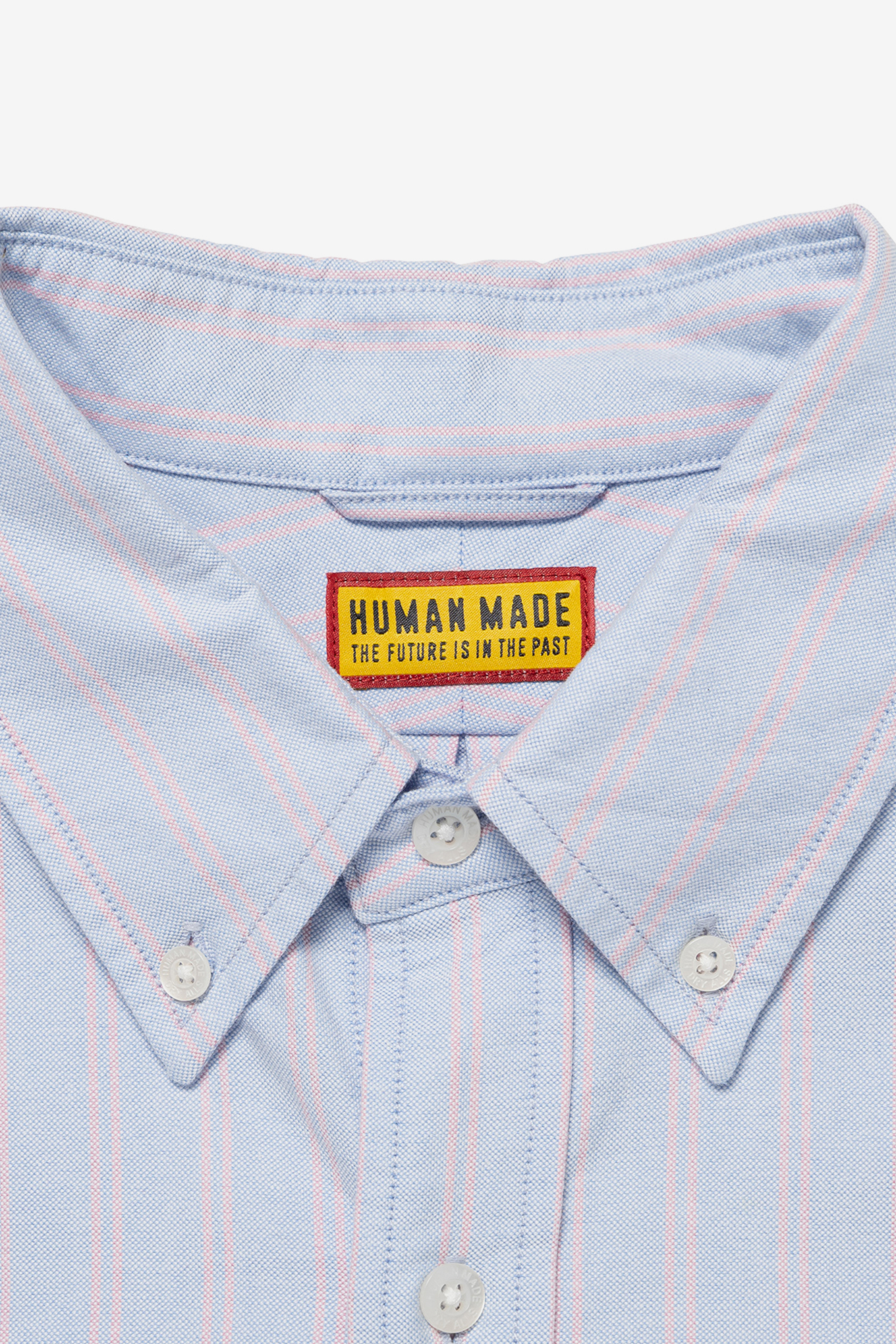 シャツ/ブラウス(長袖/七分) HUMAN MADE Stripe Oxford Bd Shirt "Pink" HUMAN MADE Striped Oxford BD Shirt in Light Pink | SVD USA
