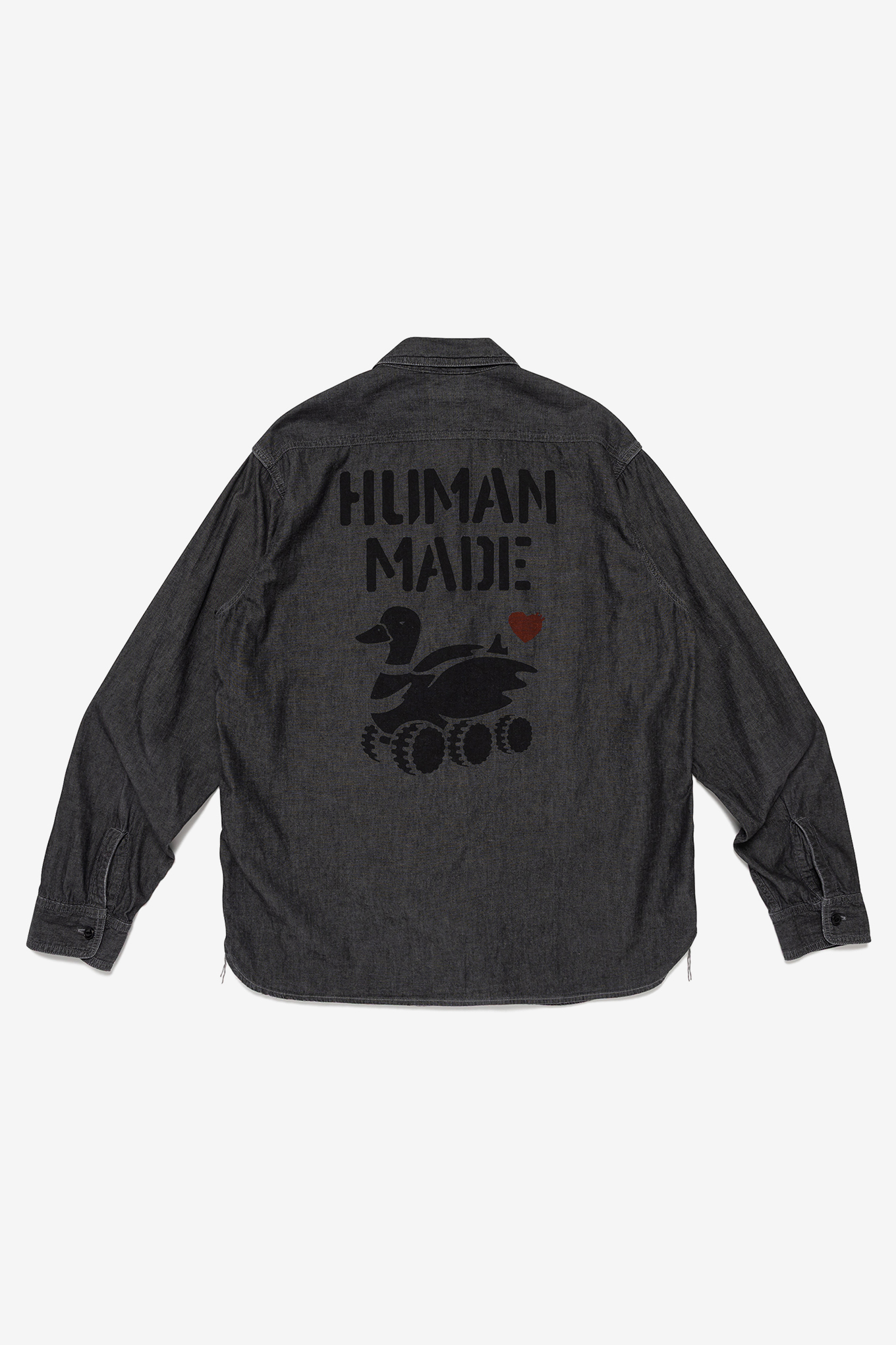 MILITARY CHAMBRAY SHIRT-HUMAN MADE-428000 | 웍스아웃