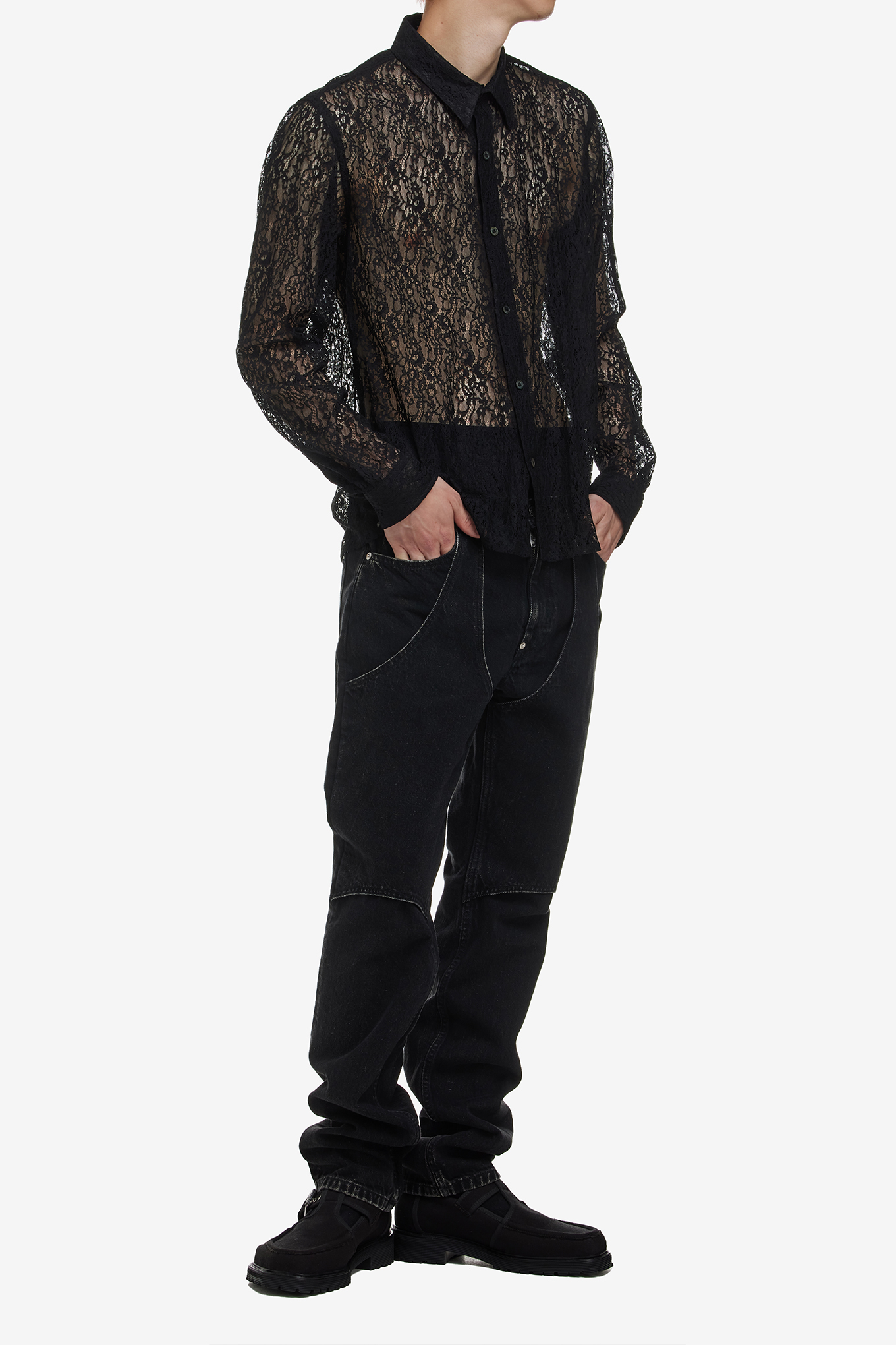 LACE SHIRT-JOHN LAWRENCE SULLIVAN-240000 | 웍스아웃