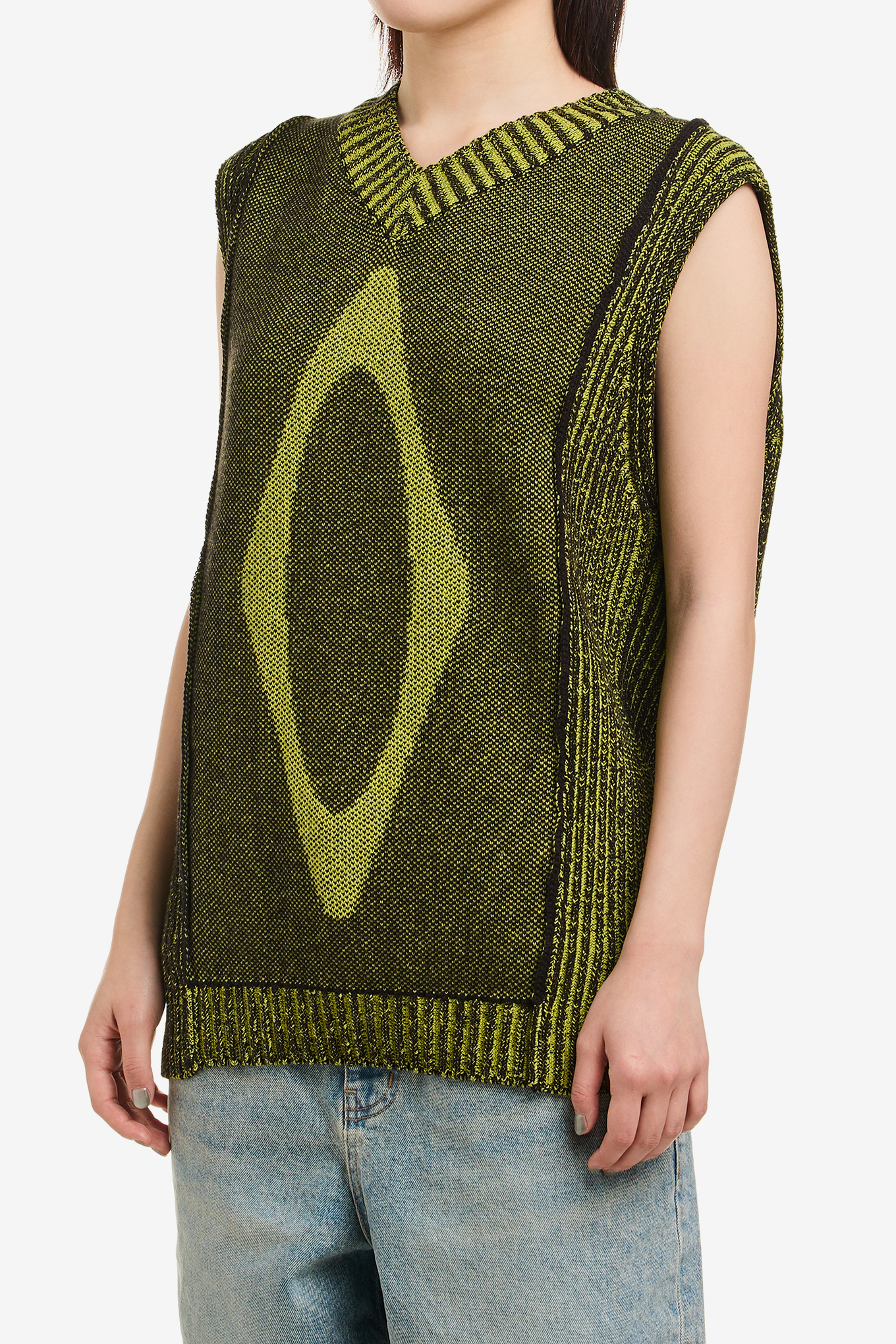 MISCHIEF] RHOMBUS Knit Vest