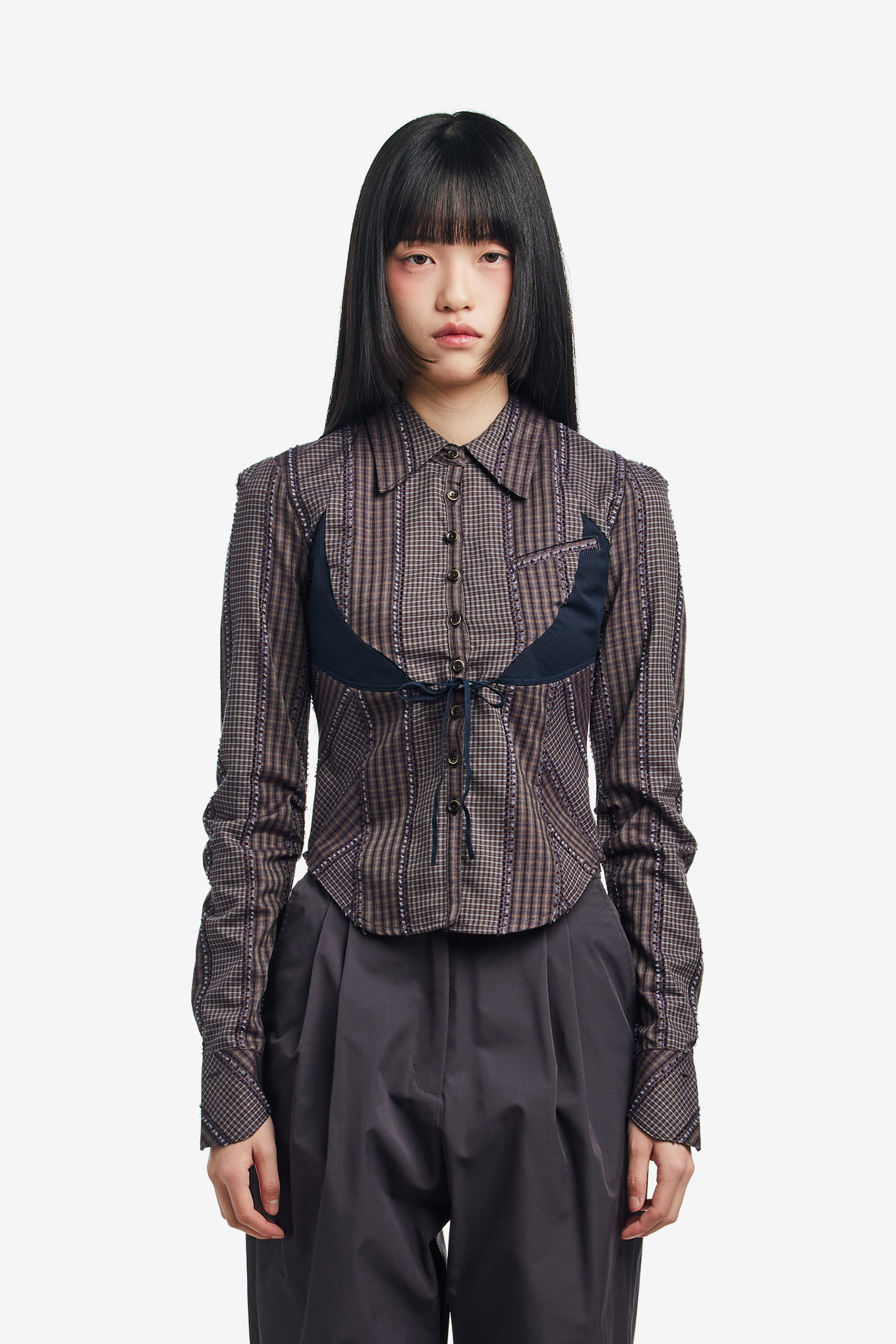 MSCHF EMPIRE LACE SHIRT 韓国 ミスチーフ EMPIRE LACE SHIRT-MSCHF-248000 | 웍스아웃