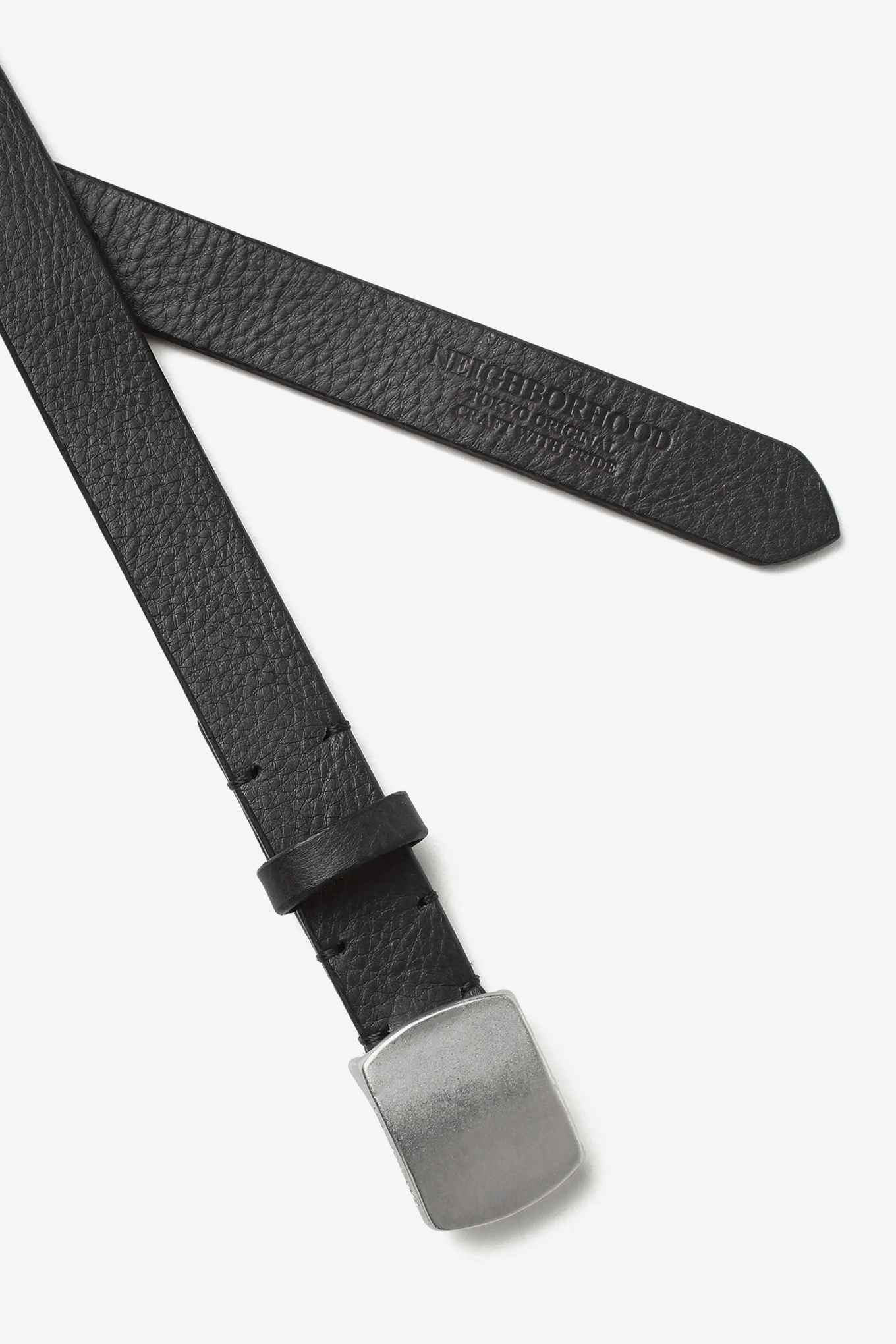 完売品 NEIGHBORHOOD LEATHER BELT WIDE ブラックM Neighborhood Leather Belt | Black | SVD USA