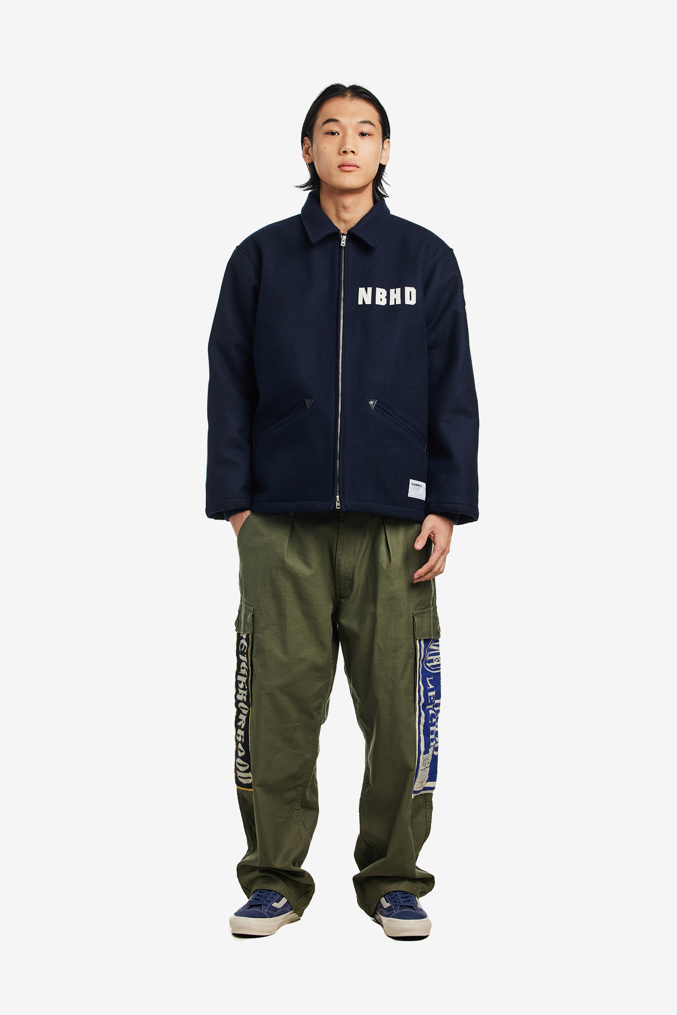 新作完売品NEIGHBORHOOD MELTON JACKETハンガー付きセット NEIGHBORHOOD x WTAPS x RATS 20th Leather x Melton Combination