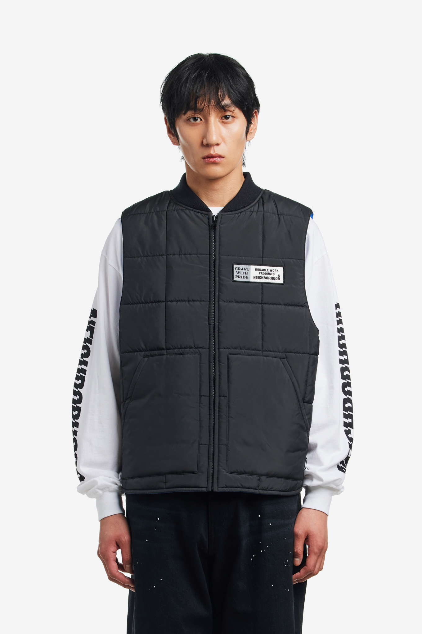 REVERSIBLE PADDED VEST-NEIGHBORHOOD-430000 | 웍스아웃