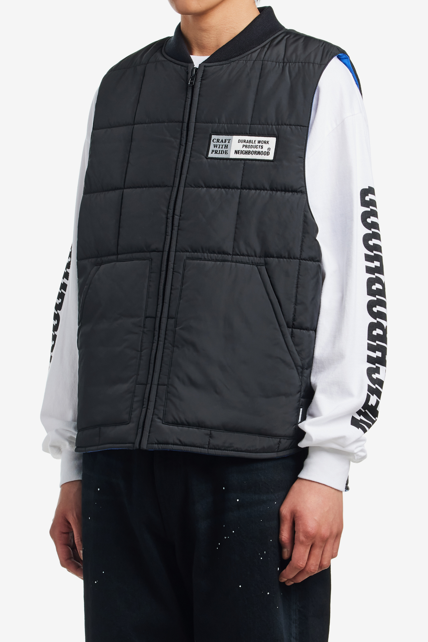 REVERSIBLE PADDED VEST-NEIGHBORHOOD-344000 | 웍스아웃