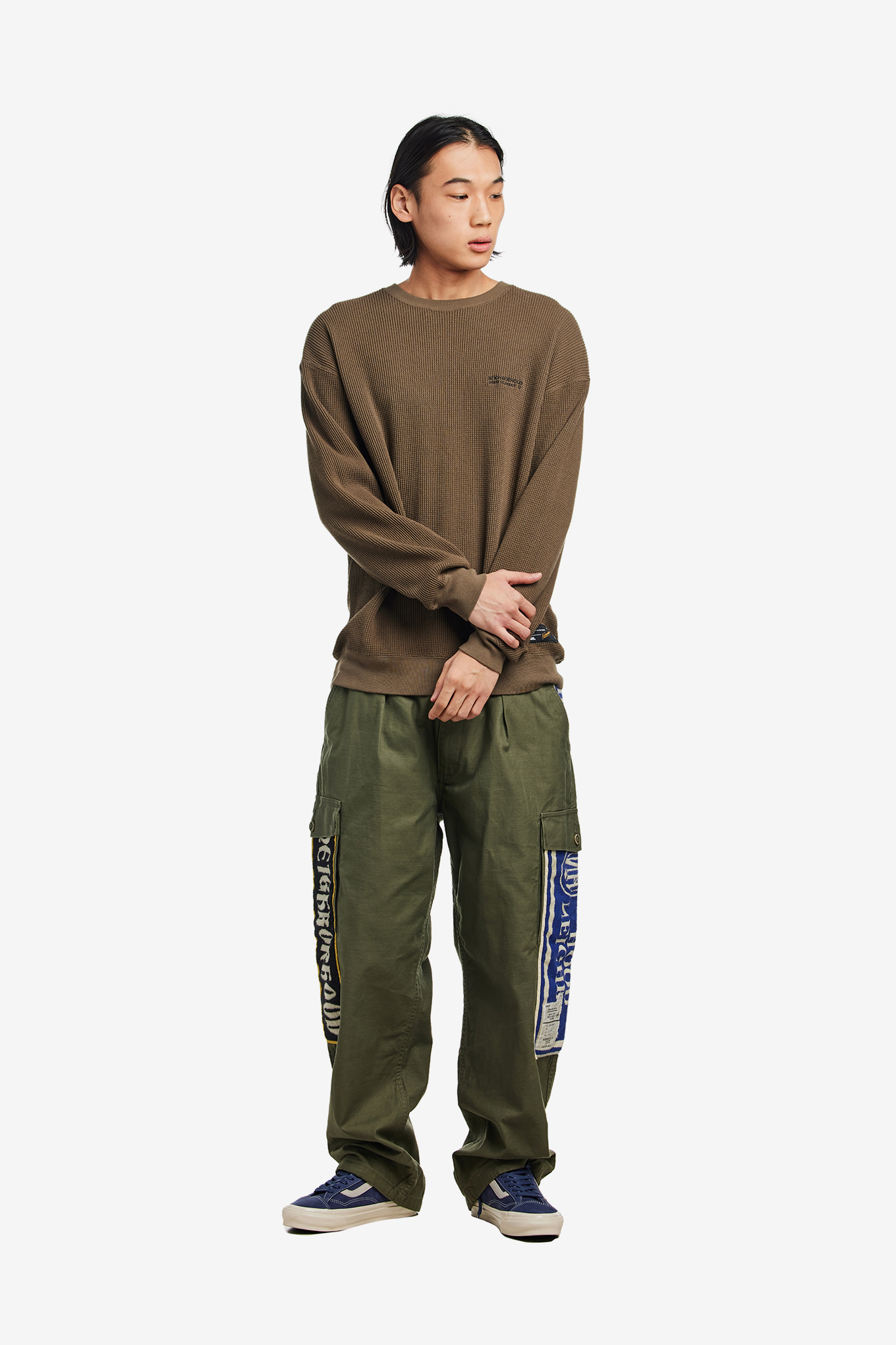 WAFFLE FABRIC CREWNECK LS-1-NEIGHBORHOOD-168000 | 웍스아웃