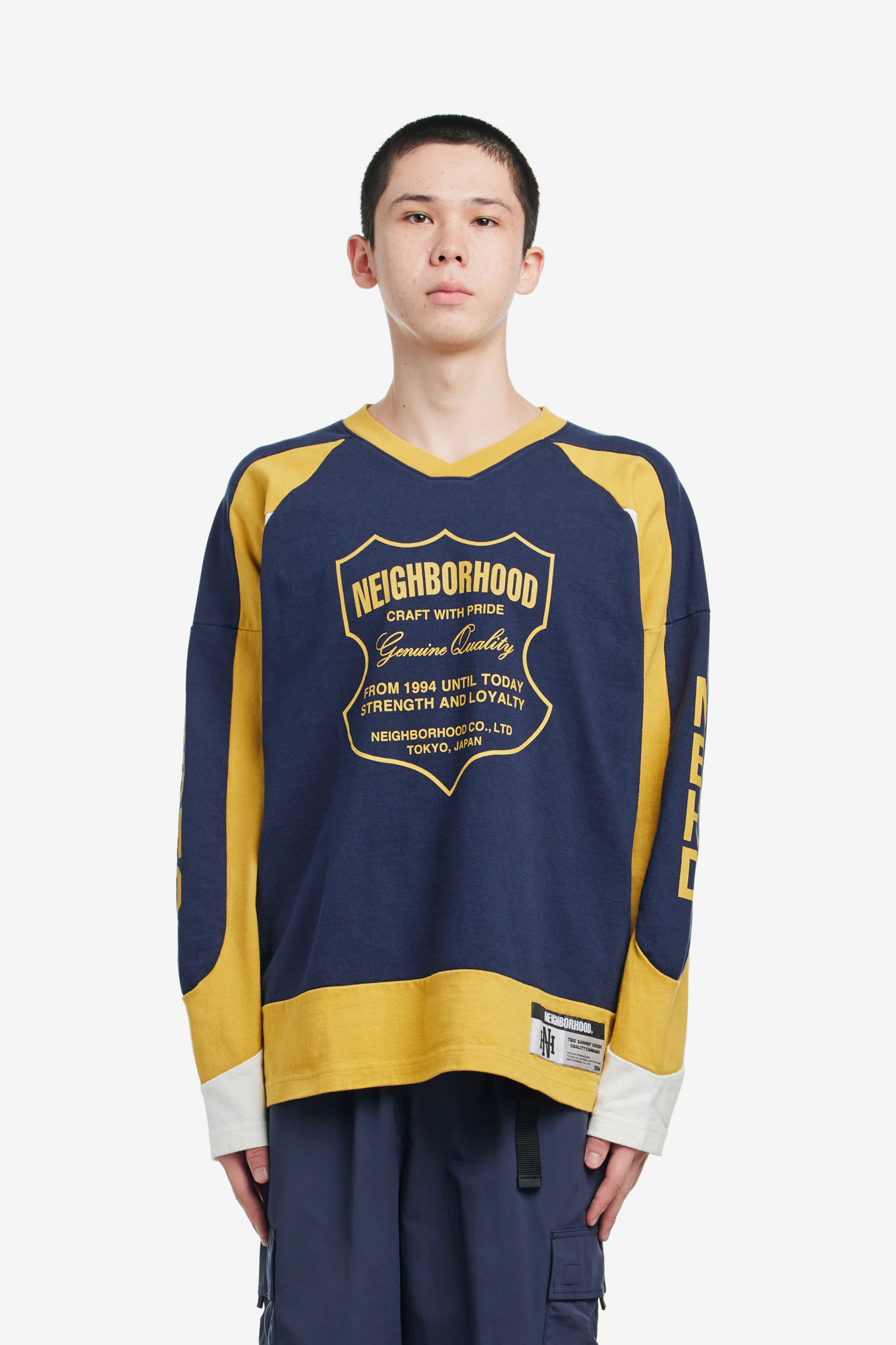 シャツ NEIGHBORHOOD hockey S/S XL NEIGHBORHOOD HOCKEY V-NECK SS T-SHIRT BLACK – P.A.M. (Perks And Mini)