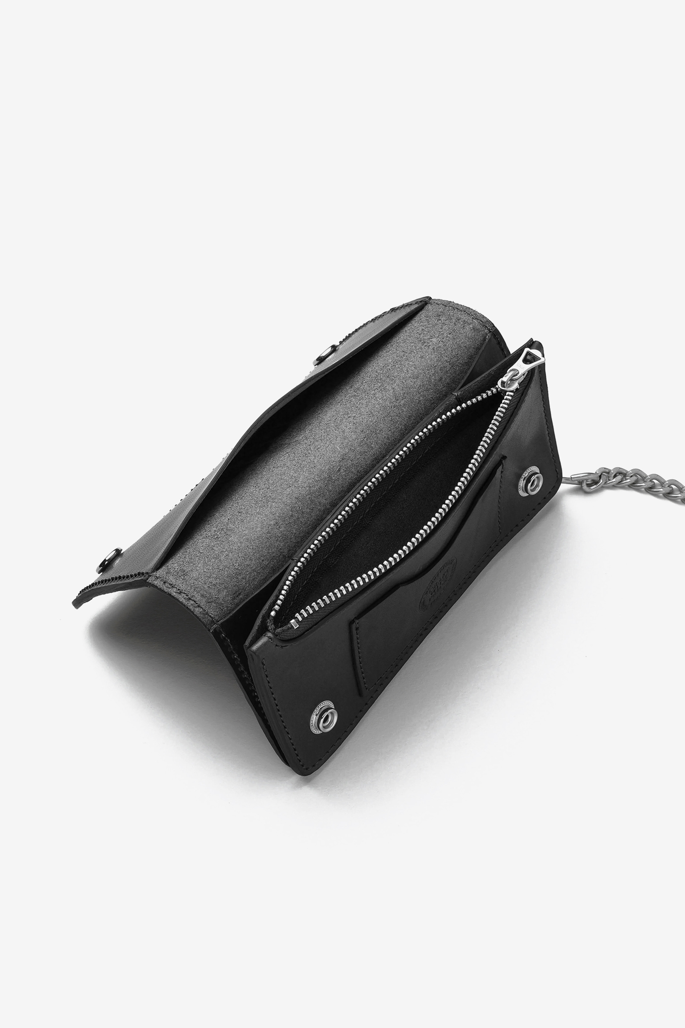 NEIGHBORHOOD LEATHER TRUCKER WALLET 財布 NEIGHBORHOOD Leather Trucker Wallet - Waxed Japanese leather long